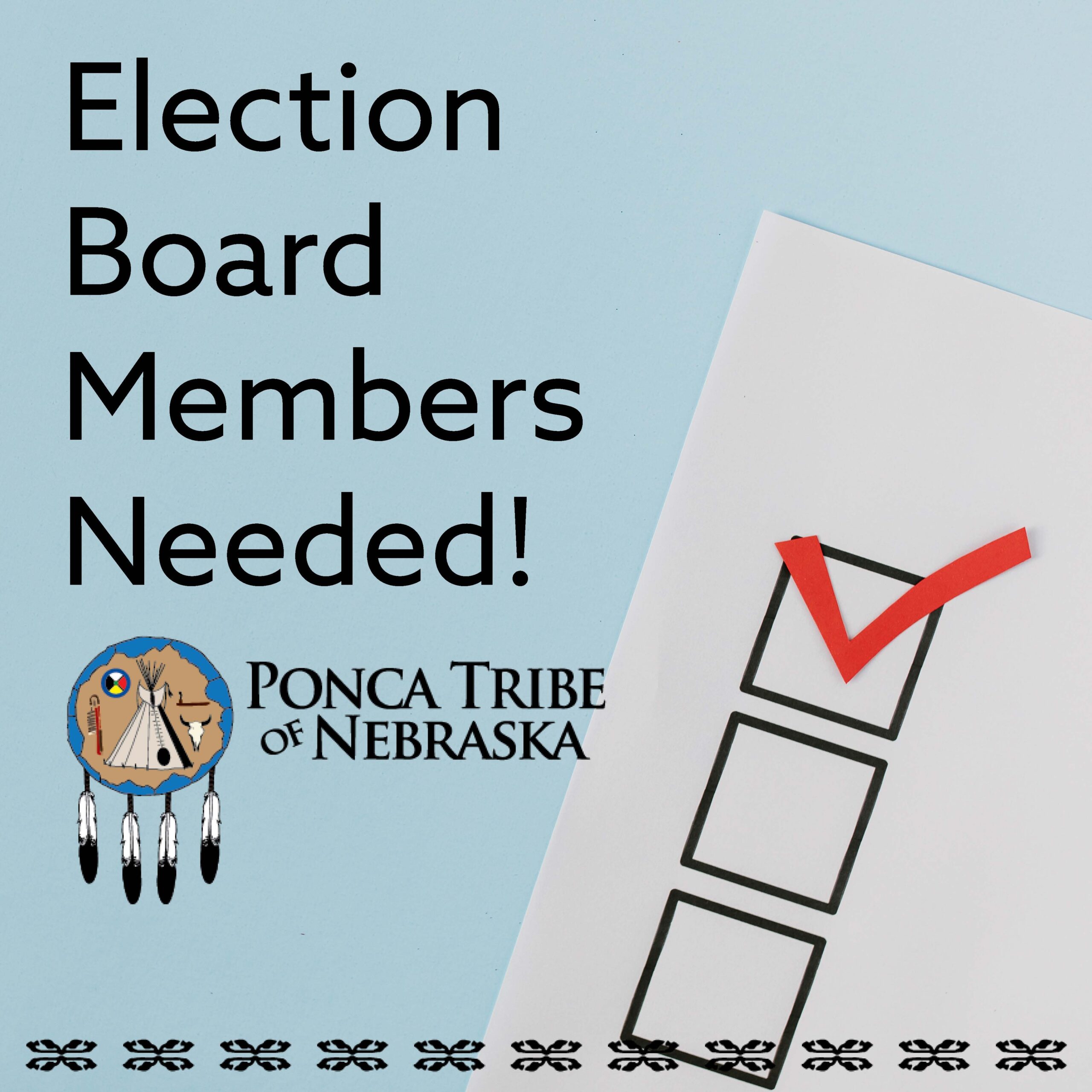 Read more about the article Election Board Members Needed