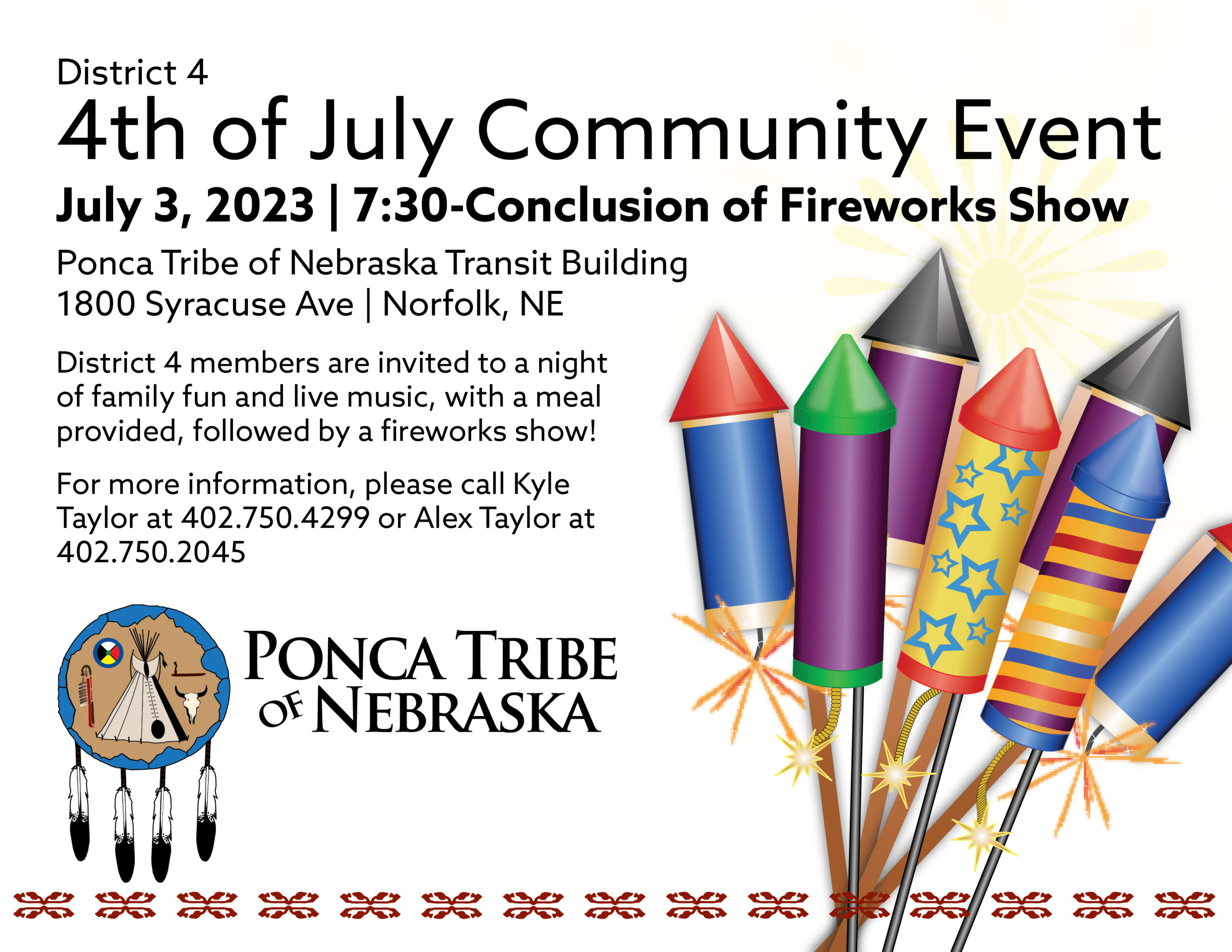 District 4 4th of July Community Event