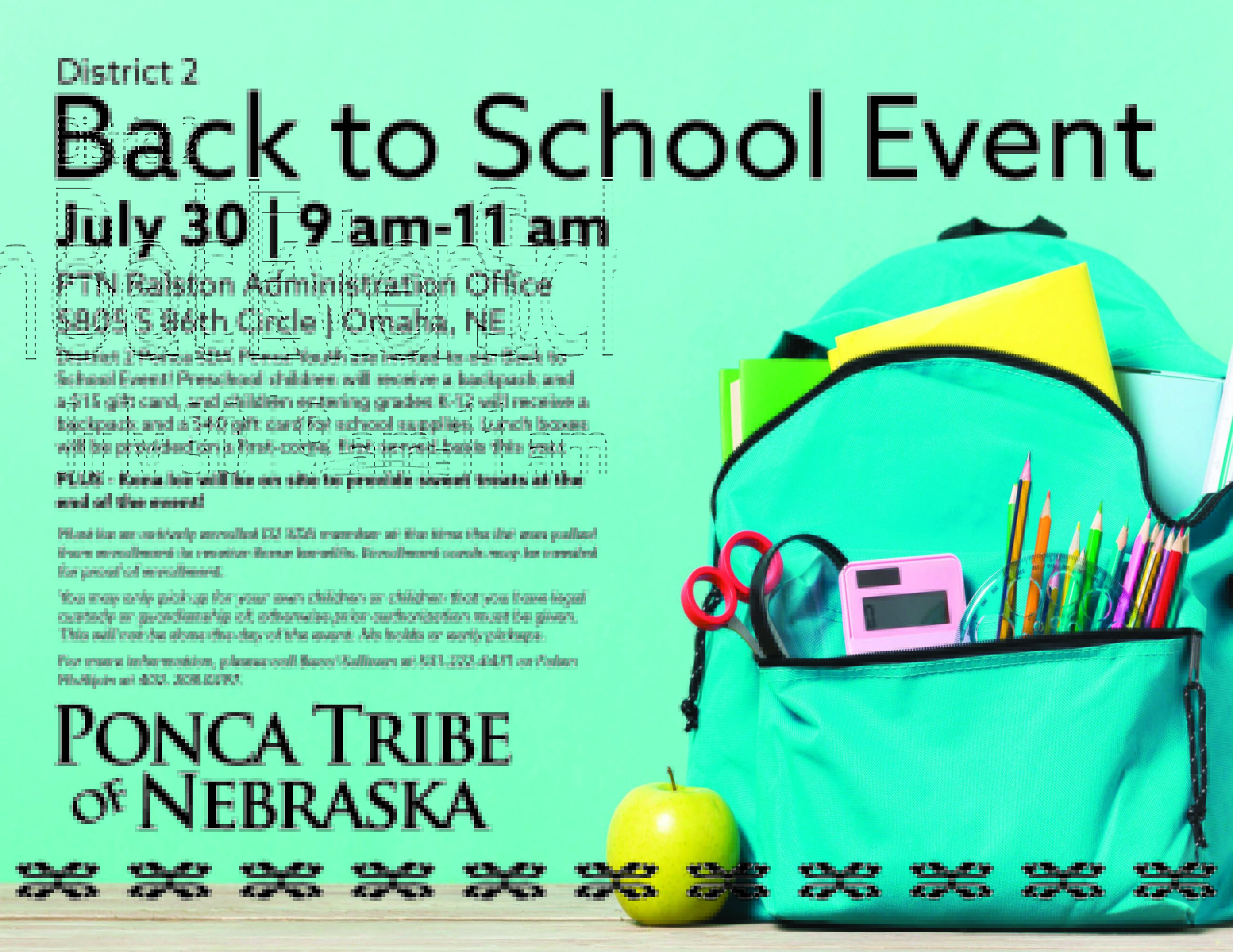 District 2 Back to School Event
