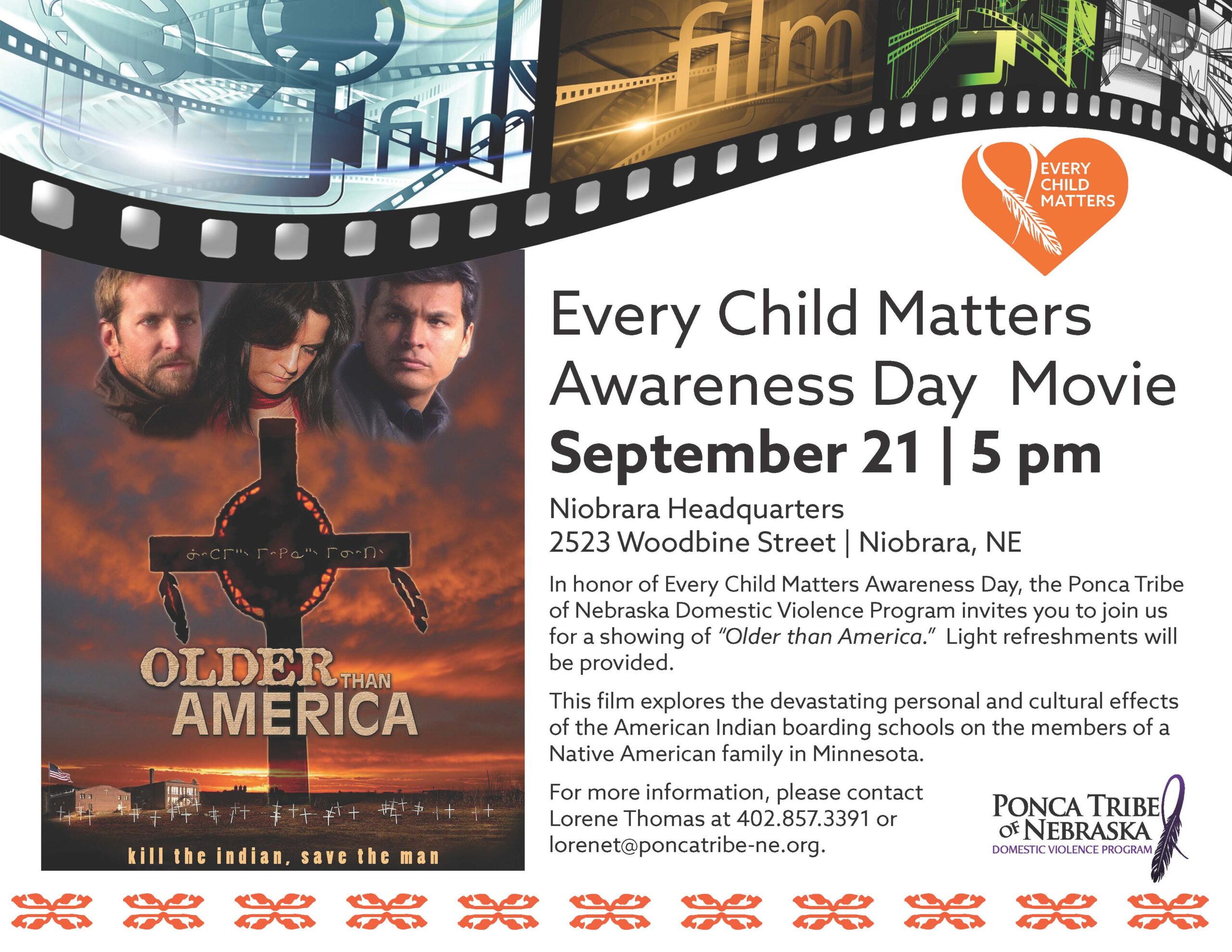 Every Child Matters Awareness Day Movie – Niobrara