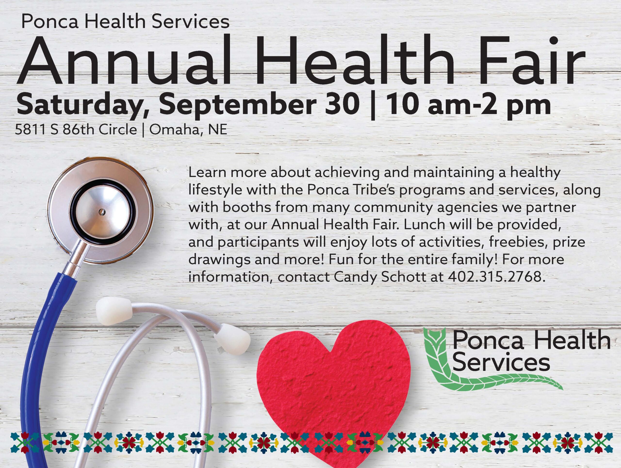 Ponca Health Services Annual Health Fair