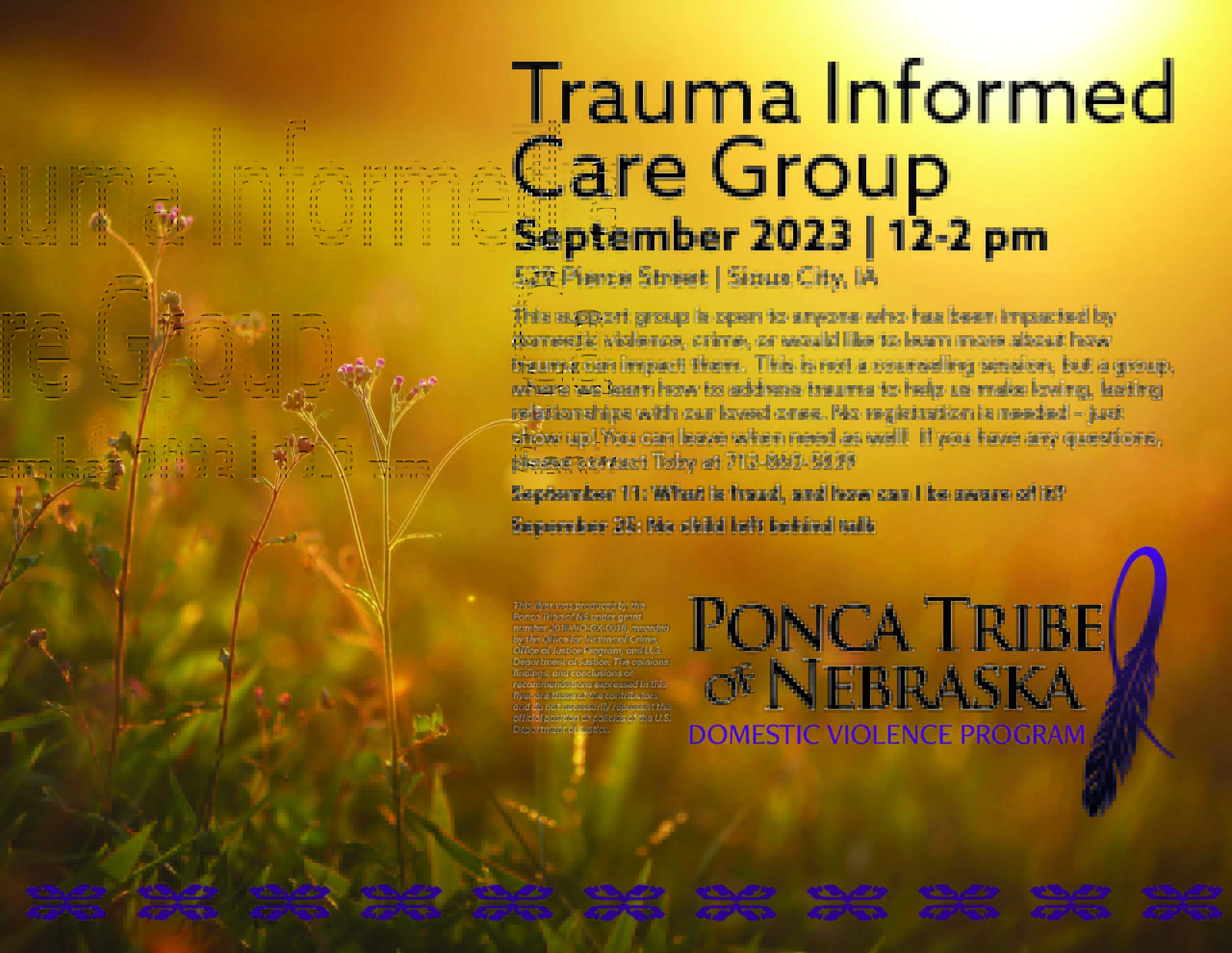 Trauma Informed Care Group – Sioux City