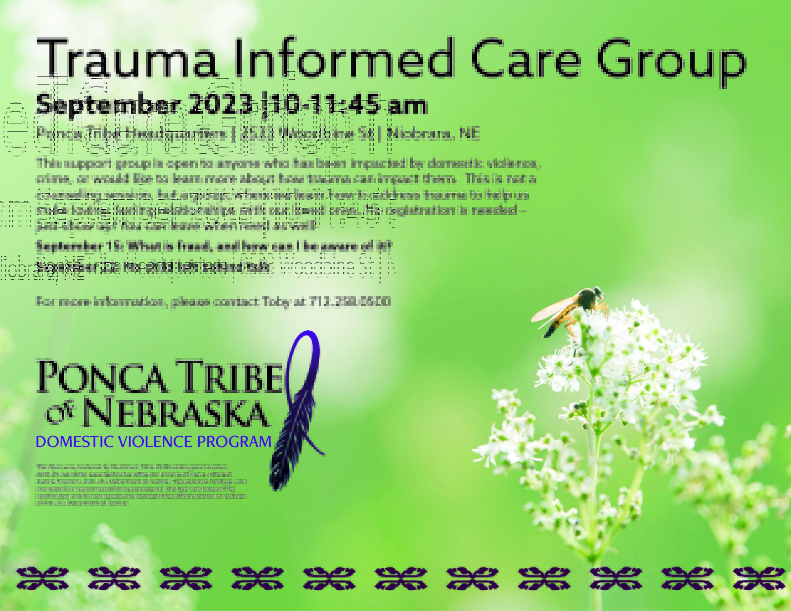 Trauma Informed Care Group – Niobrara