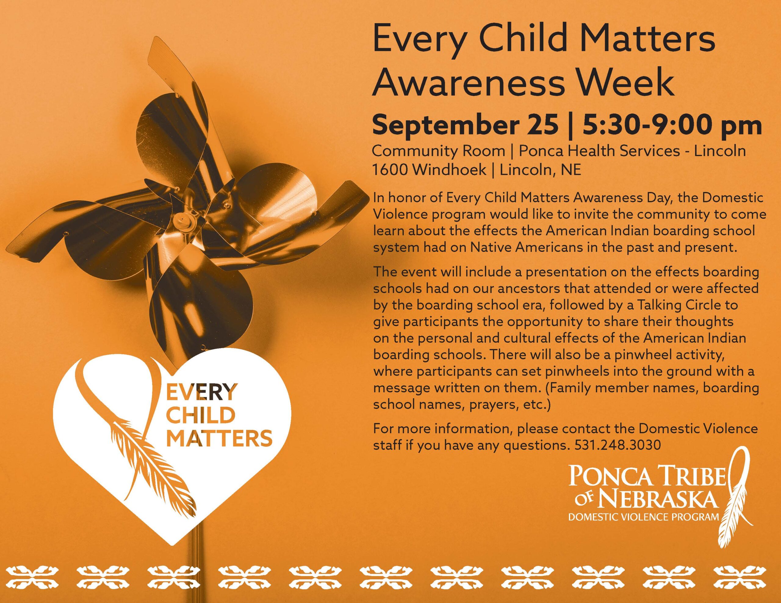 Every Child Matters Awareness Week – Lincoln