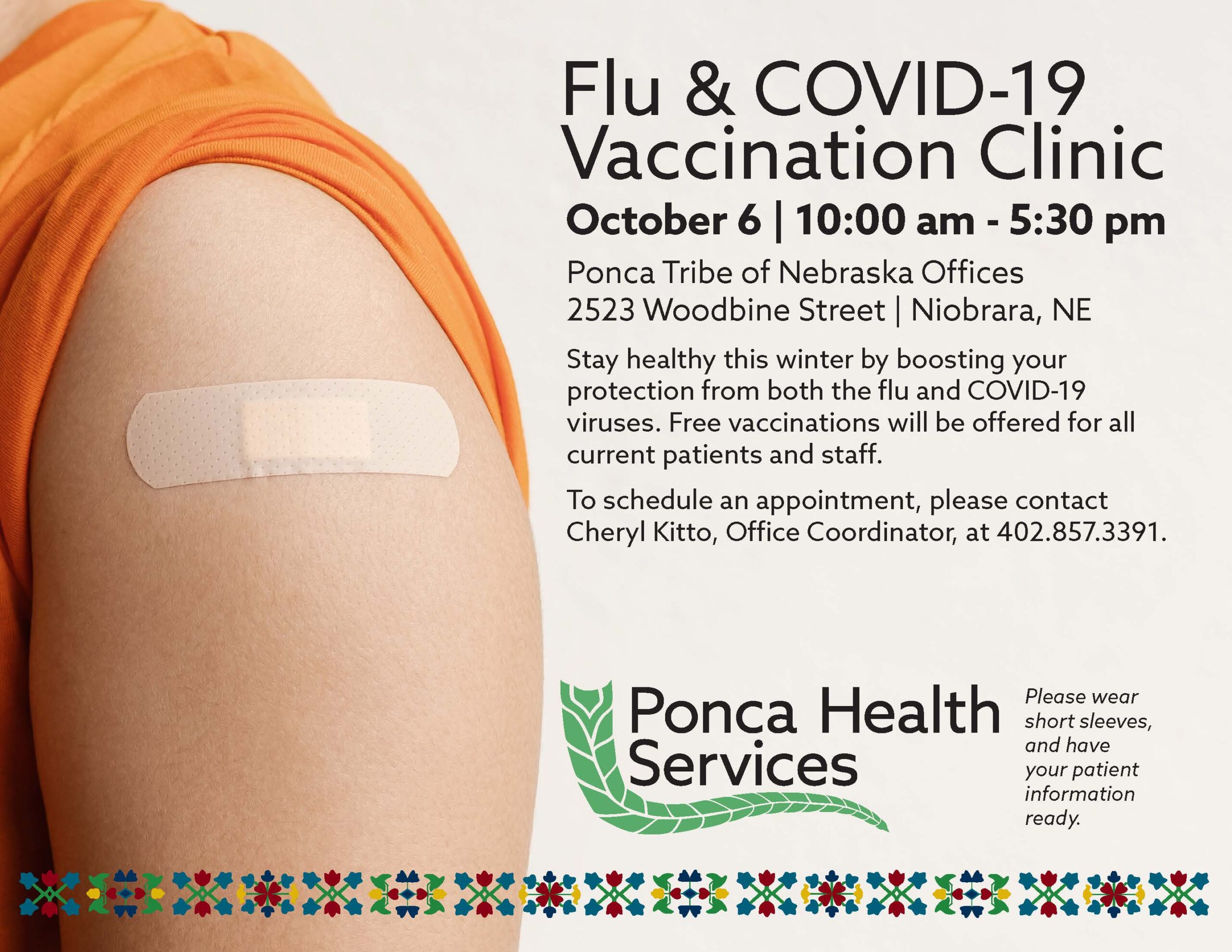 Flu & COVID-19 Vaccination Clinic – Niobrara