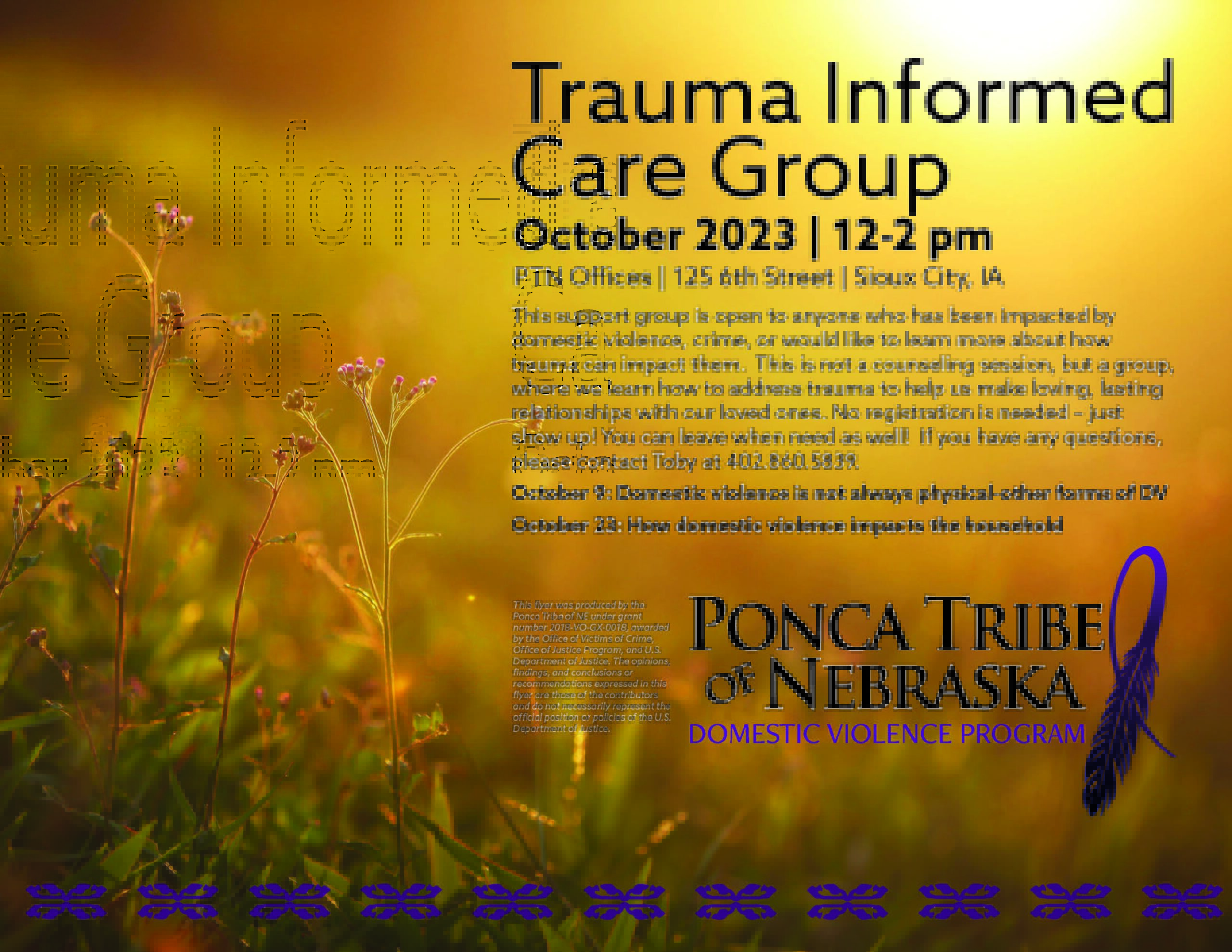 Trauma Informed Care Group – Sioux City