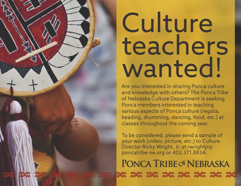 Culture Teachers Wanted!