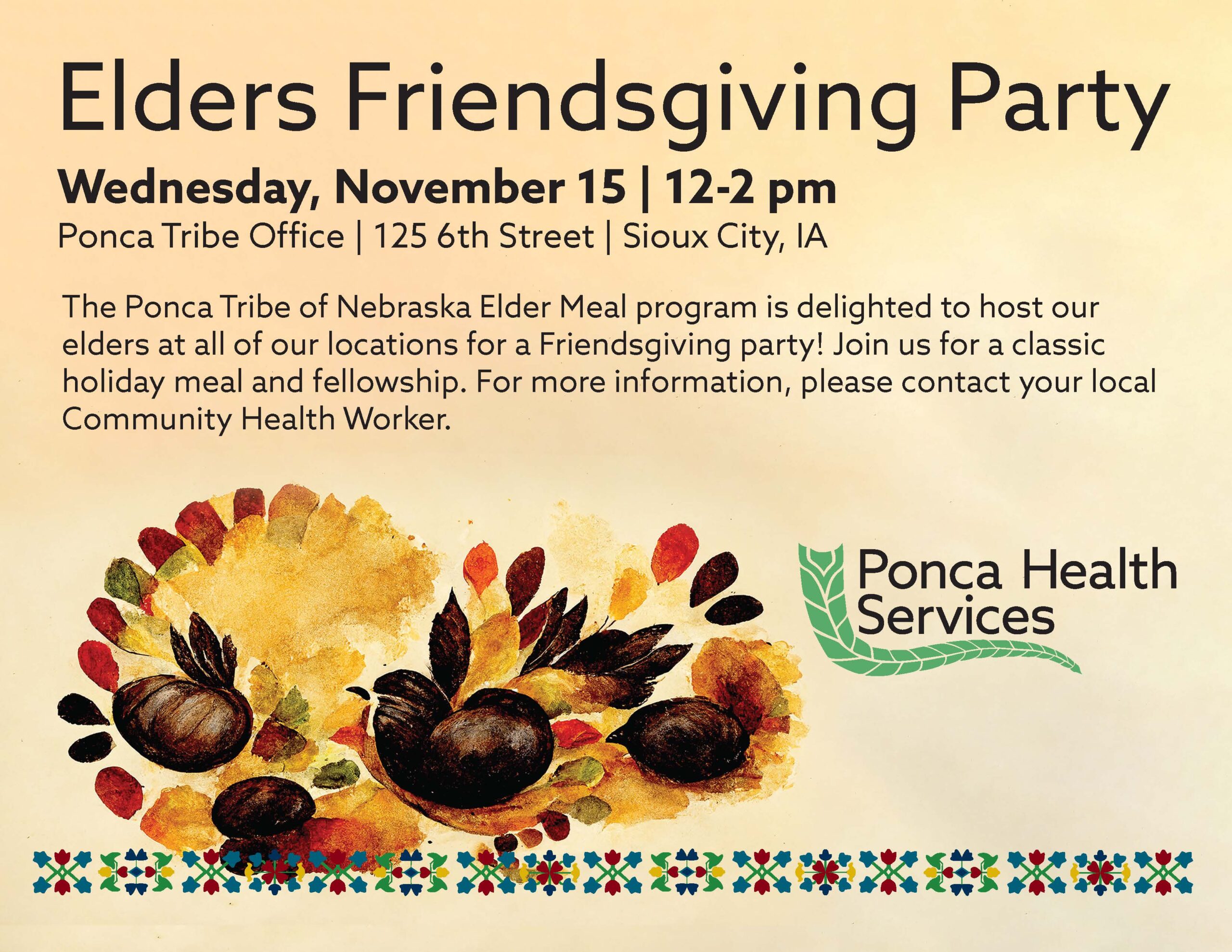 Elders Friendsgiving Party – Sioux City