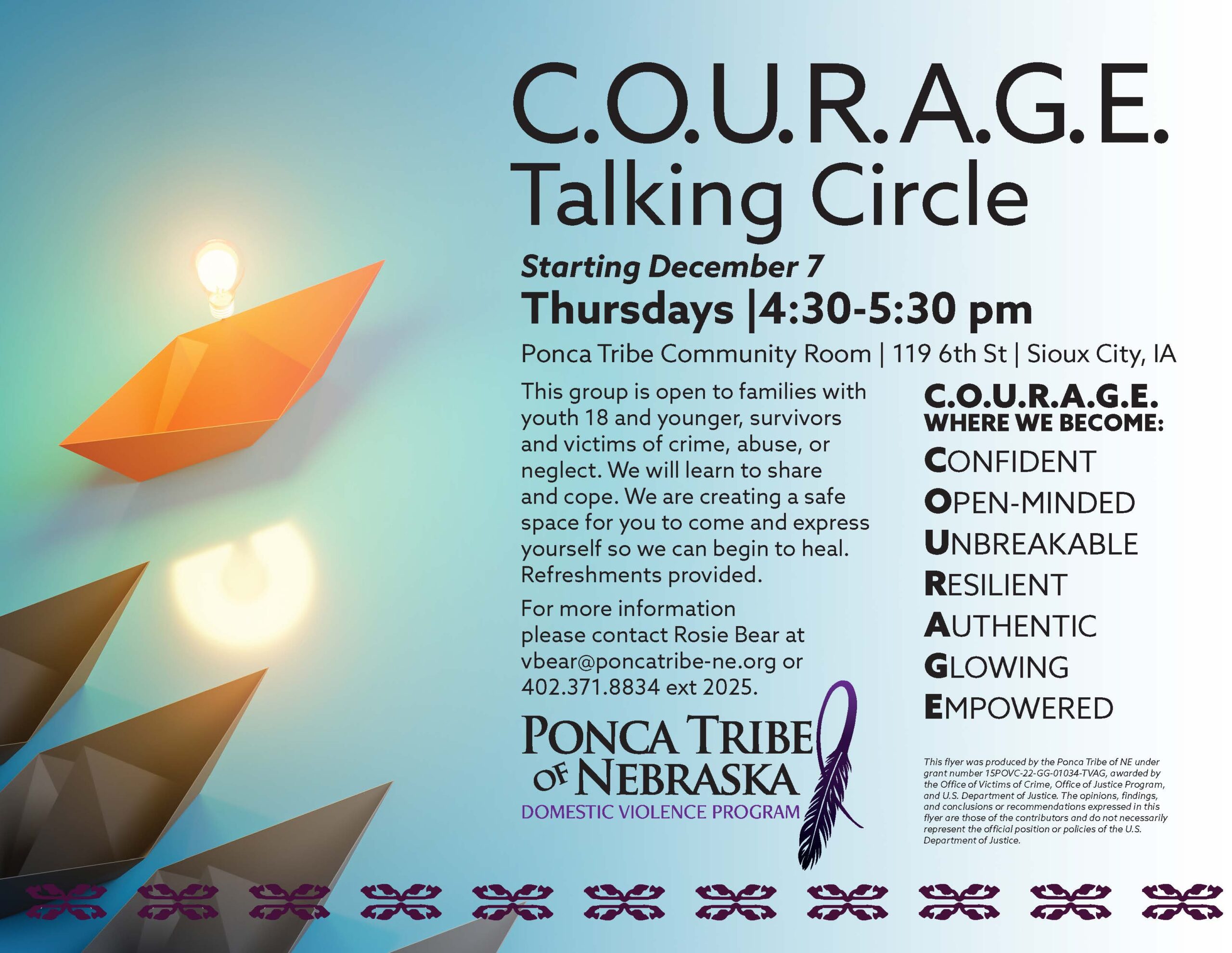 C.O.U.R.A.G.E. Talking Circle – Sioux City