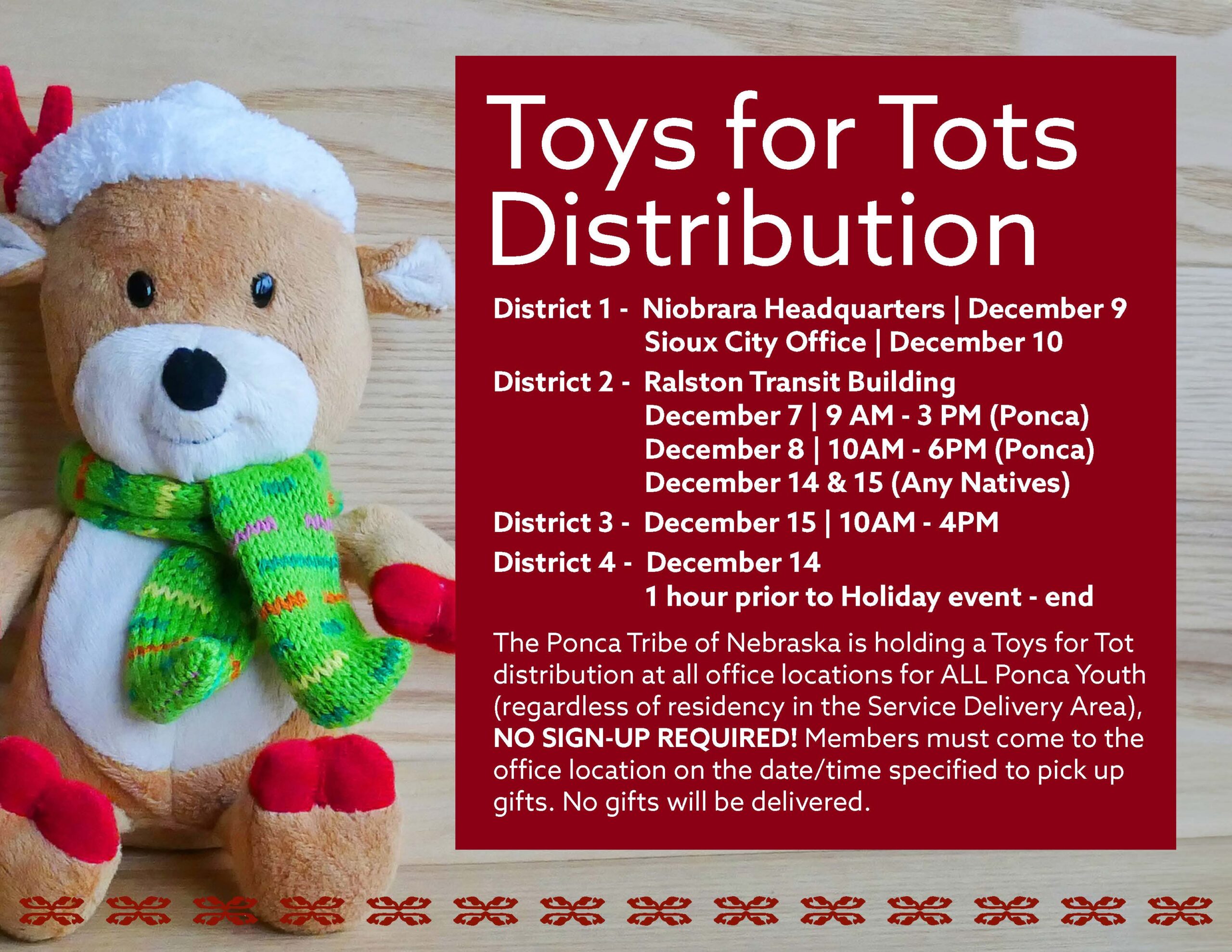 Toys for Tots Distribution 2023
