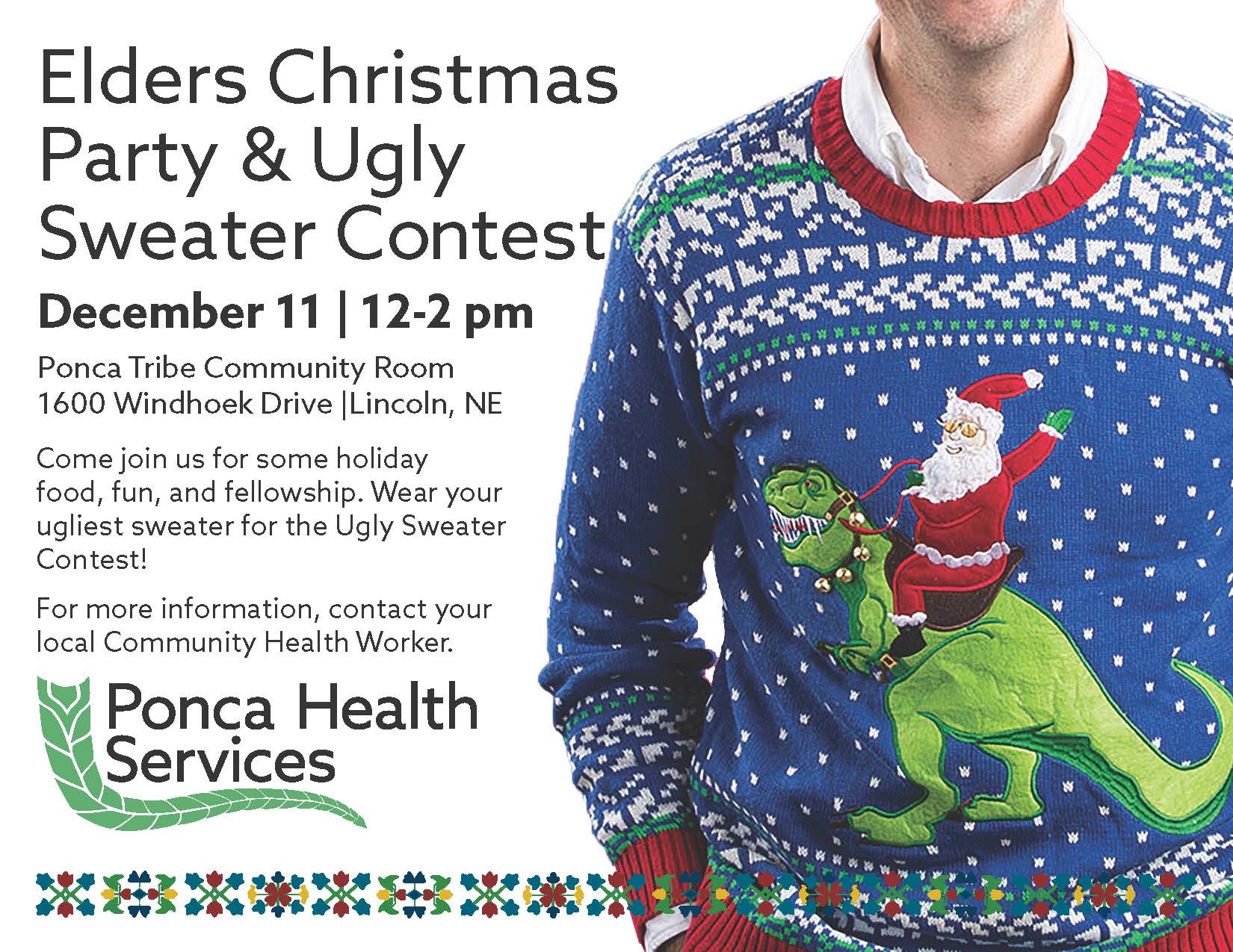 Elders Christmas Party & Ugly Sweater Contest – Lincoln