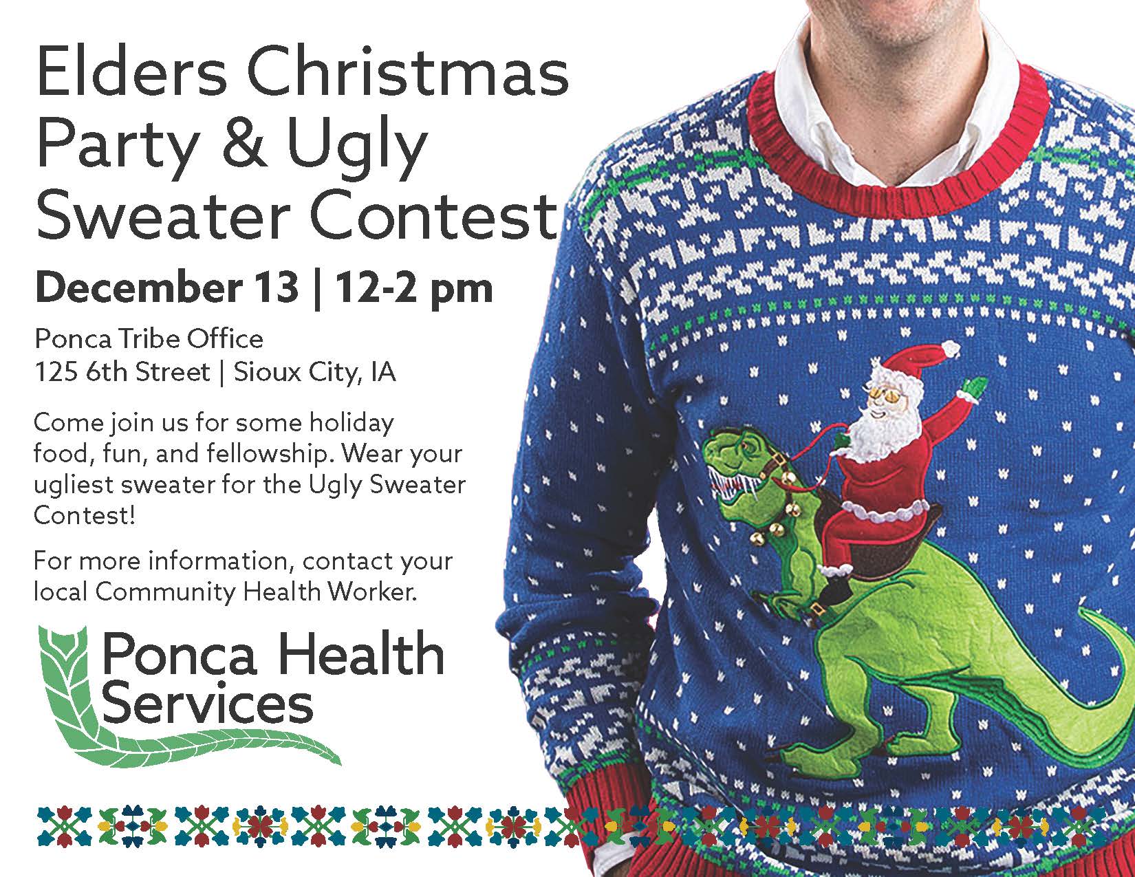 Elders Christmas Party & Ugly Sweater Contest – Sioux City