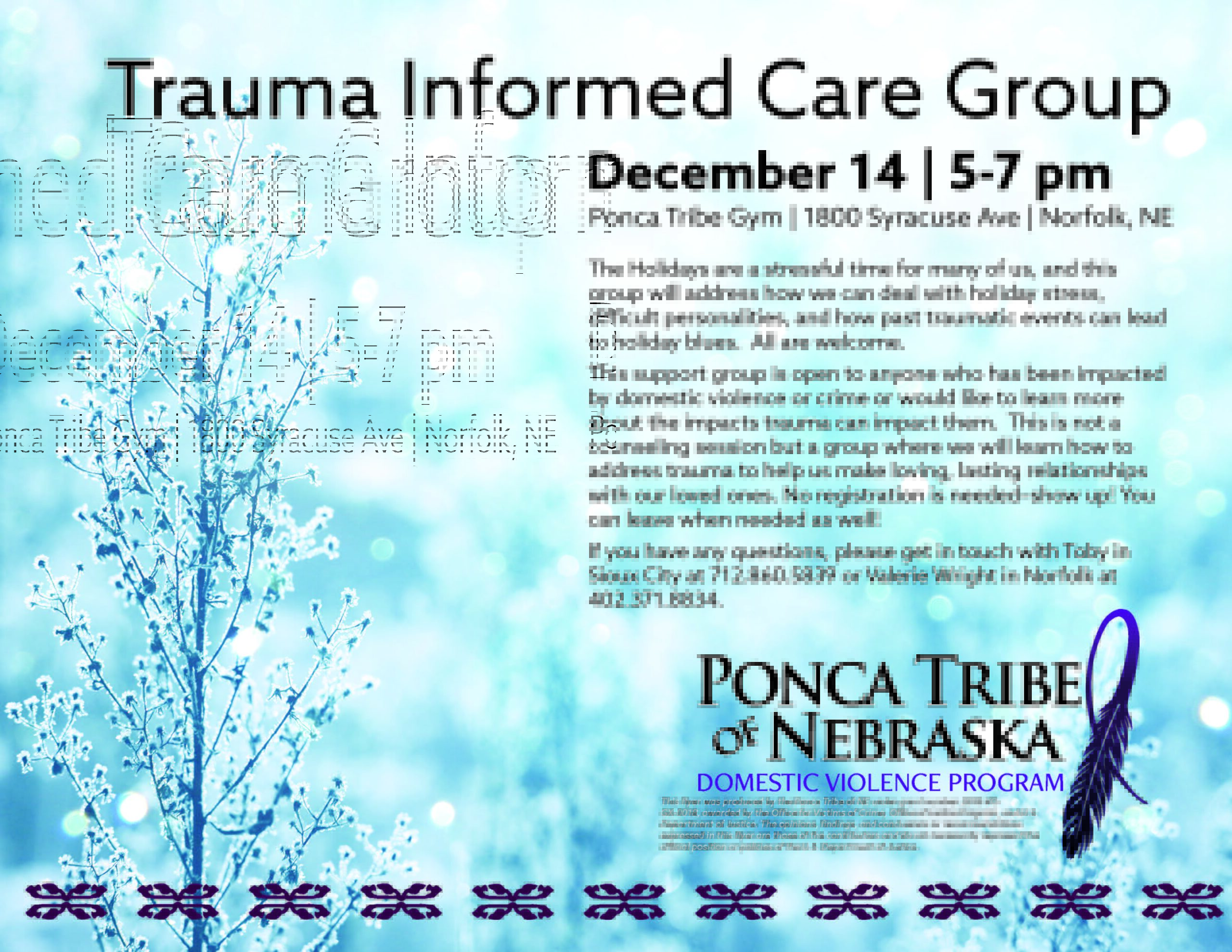 Trauma Informed Care Group – Norfolk