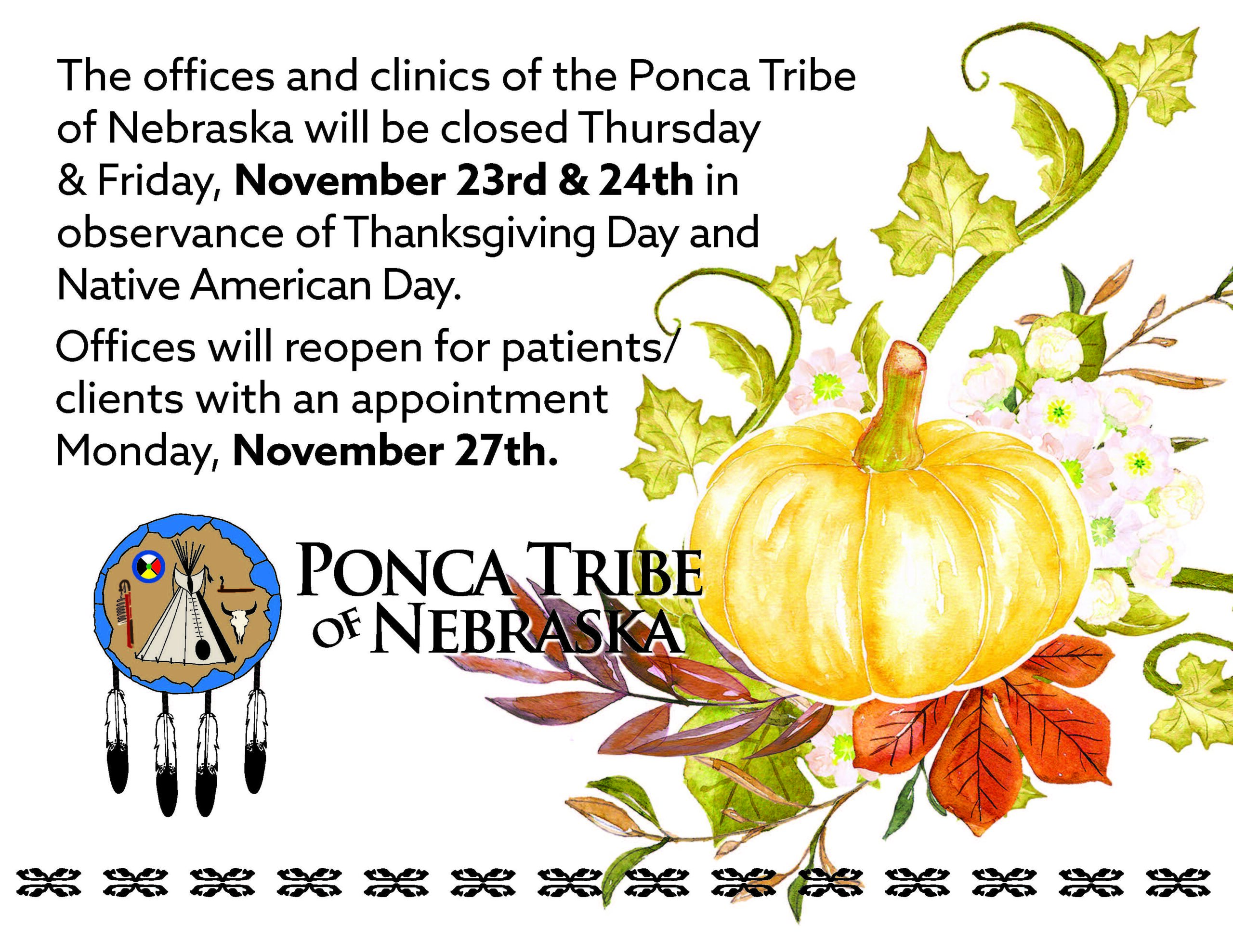 Read more about the article Offices Closed November 23rd & 24th