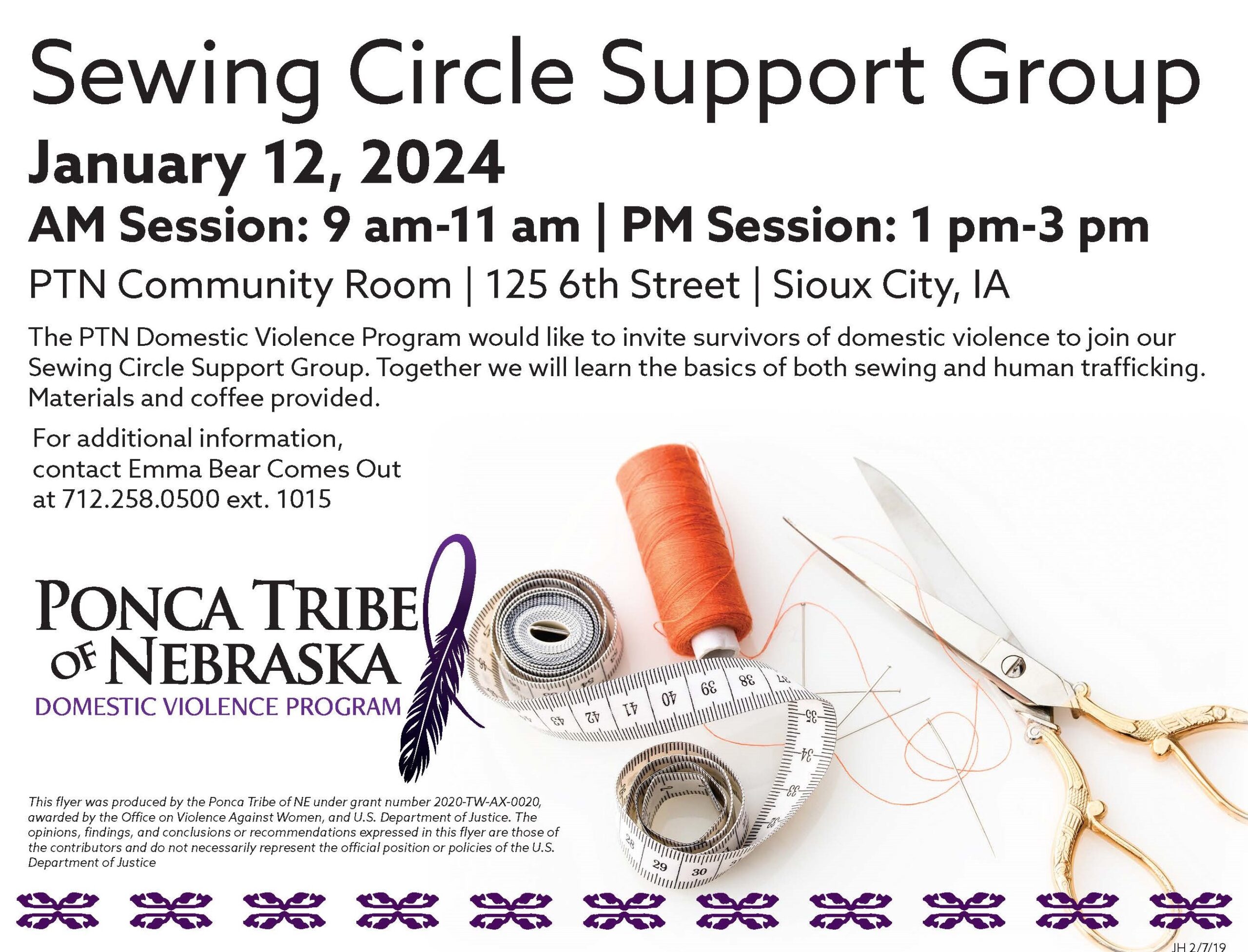 Sewing Circle Support Group – Sioux City