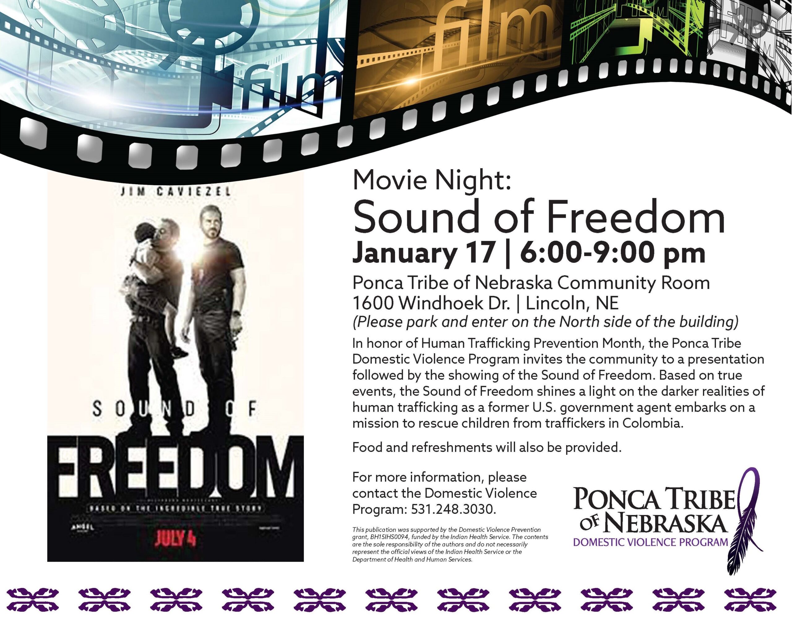 Movie Night: Sound of Freedom – Lincoln