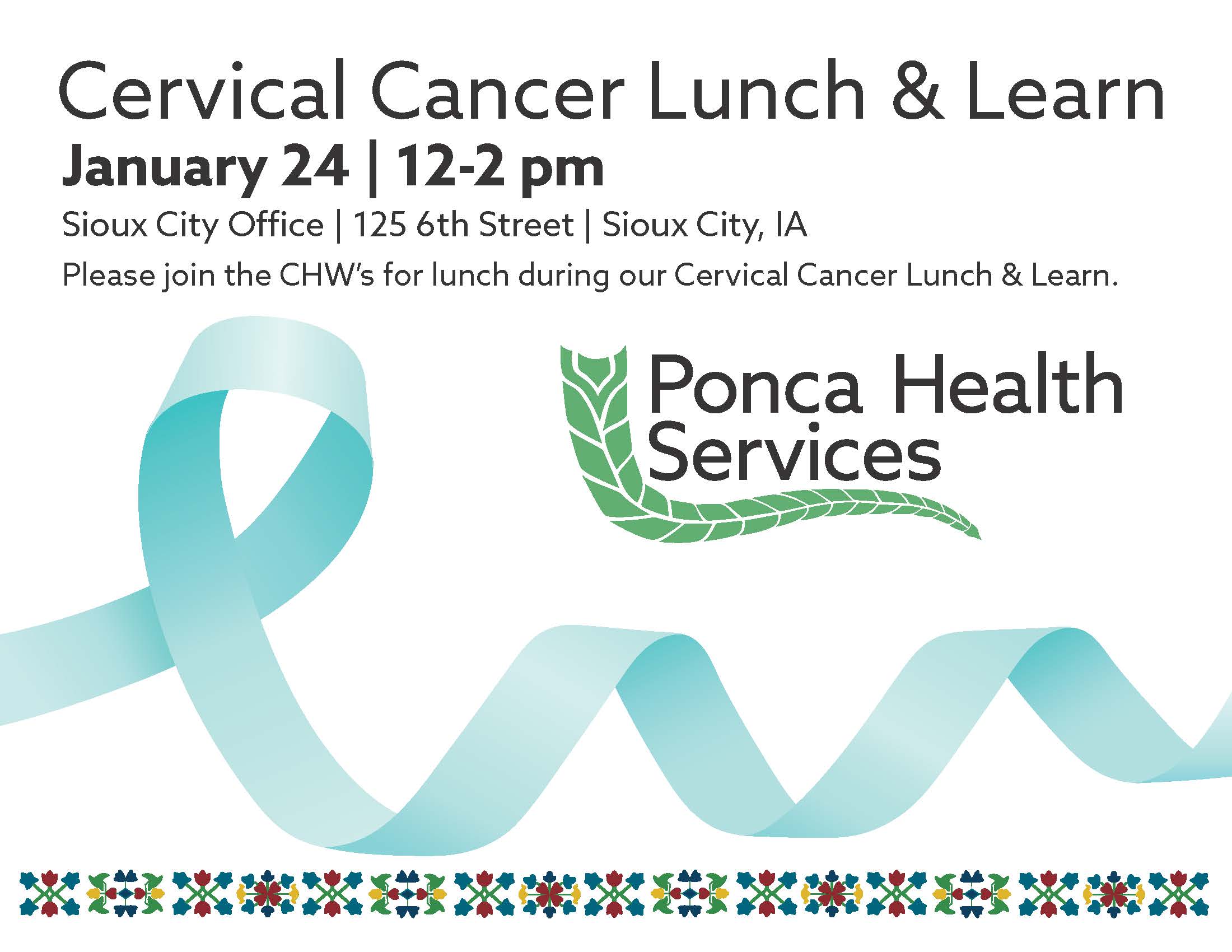 Cervical Cancer Lunch & Learn – Sioux City