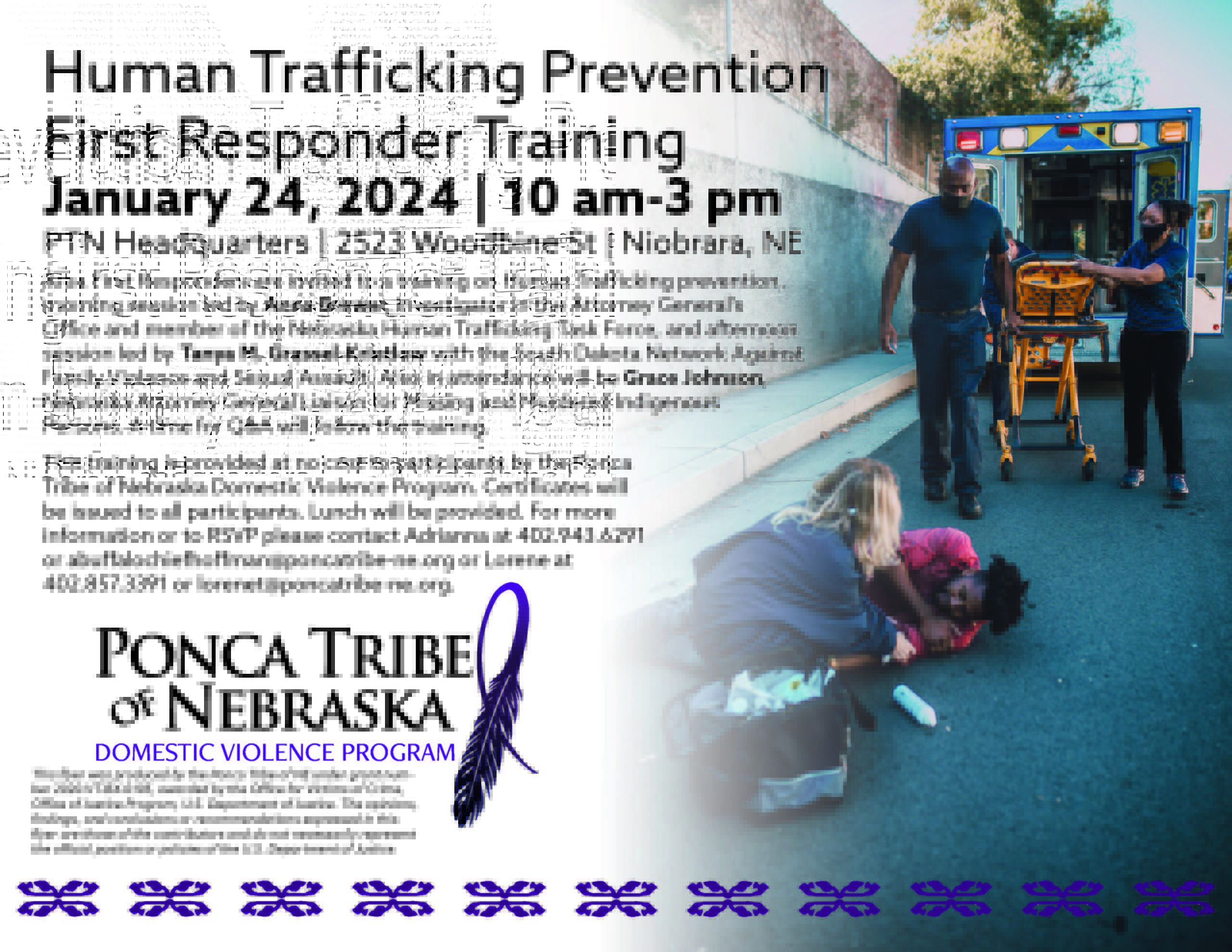 Human Trafficking Prevention First Responder Training