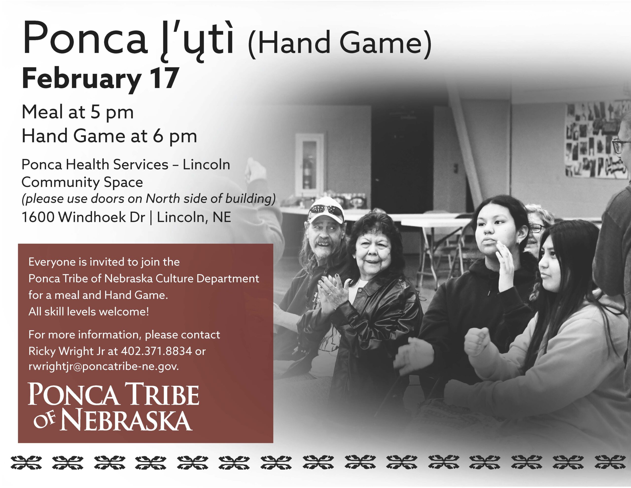 Ponca į́ʼųtį̀ (Hand Game) – Lincoln