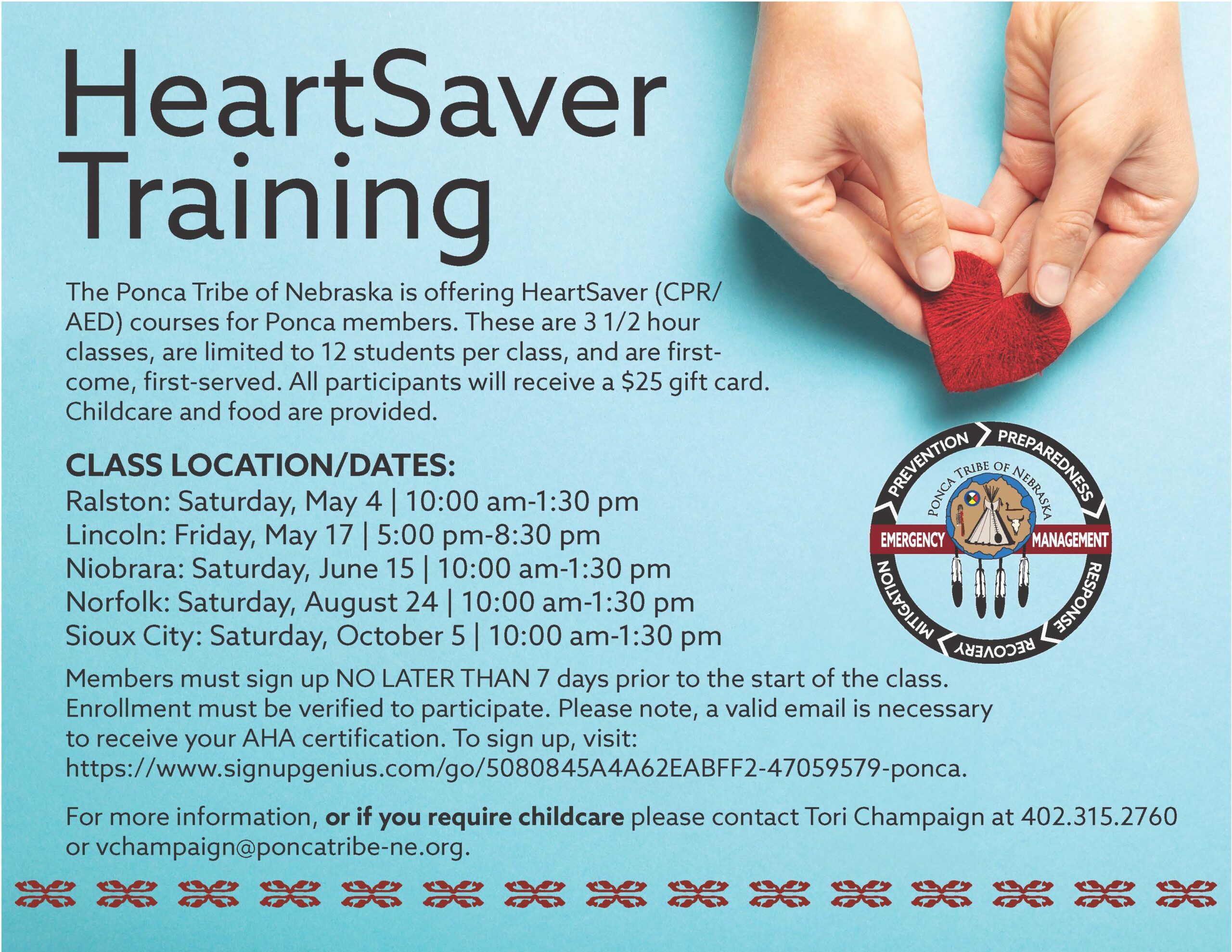 HeartSaver Training – Ralston