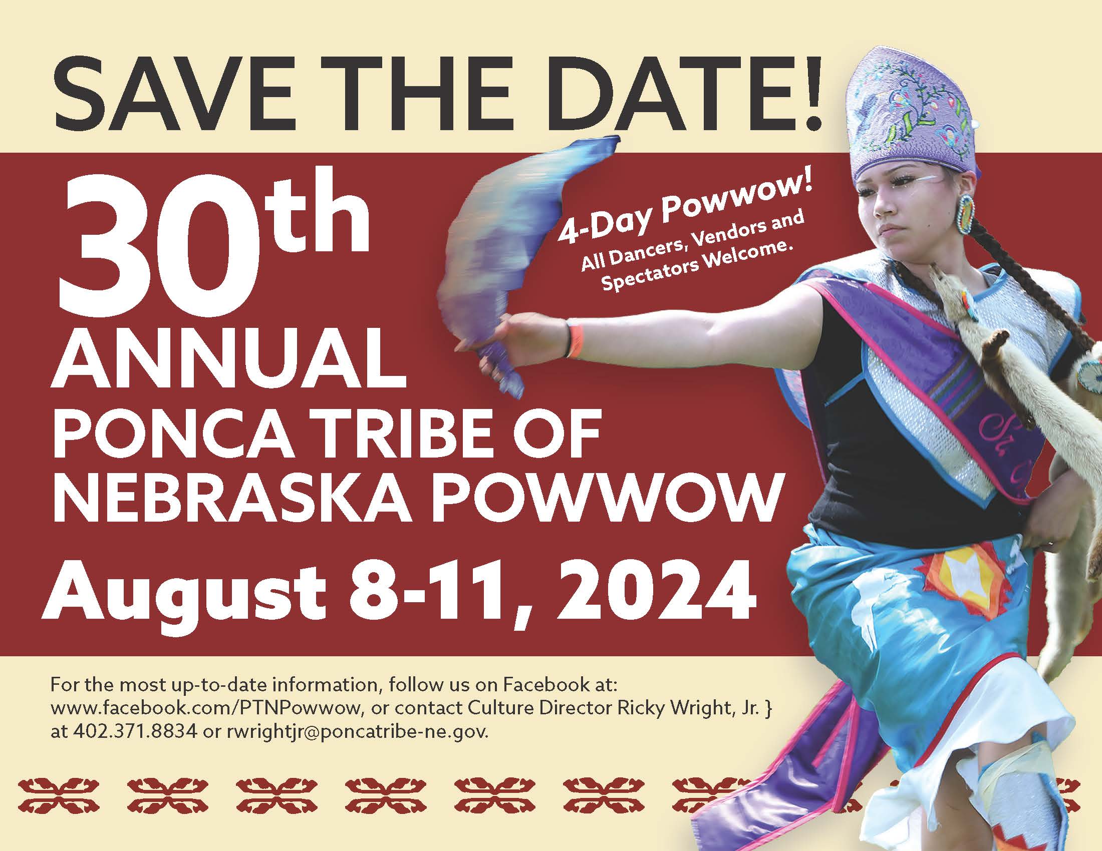 Read more about the article Save the Date for the 30th Annual Ponca Tribe of Nebraska Powwow!