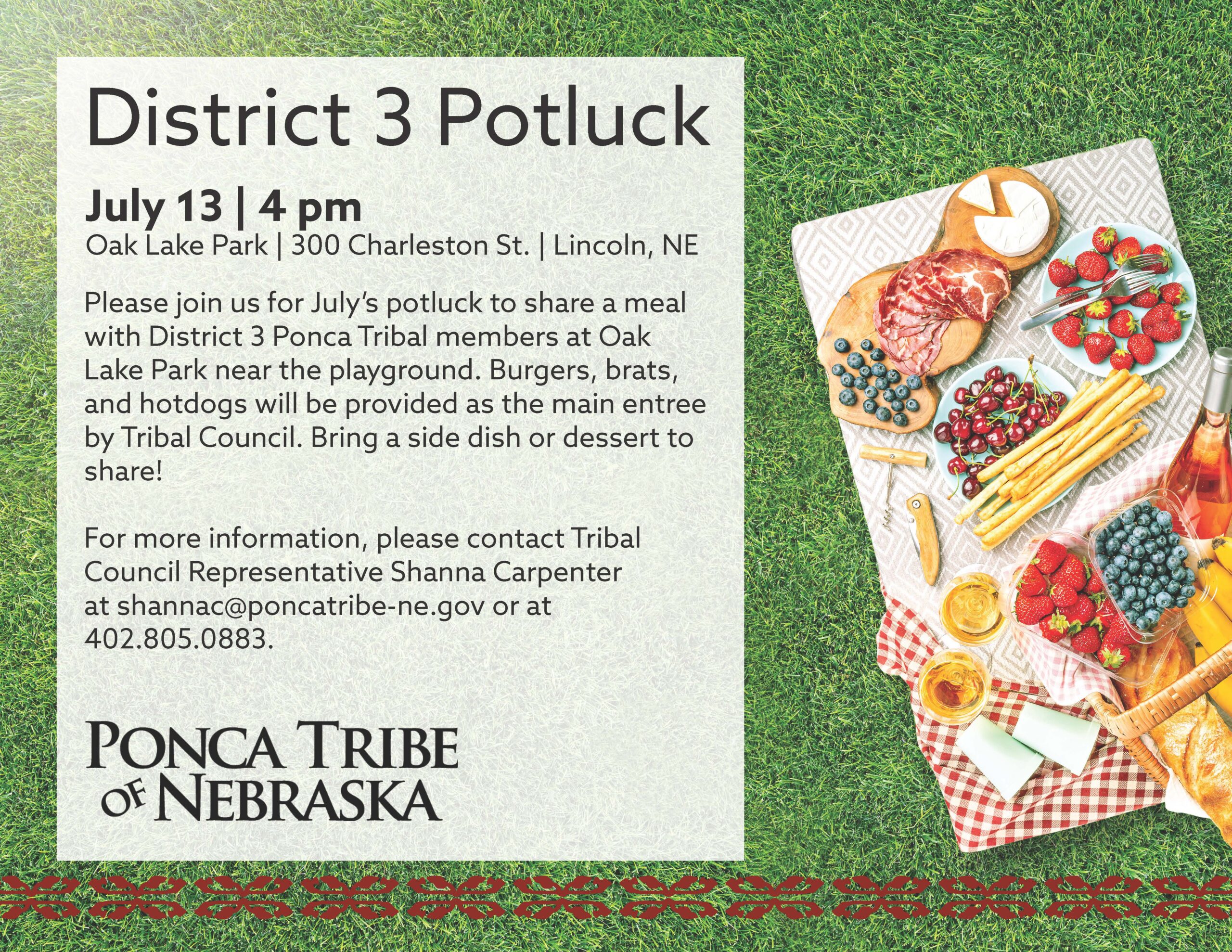 District 3 Potluck