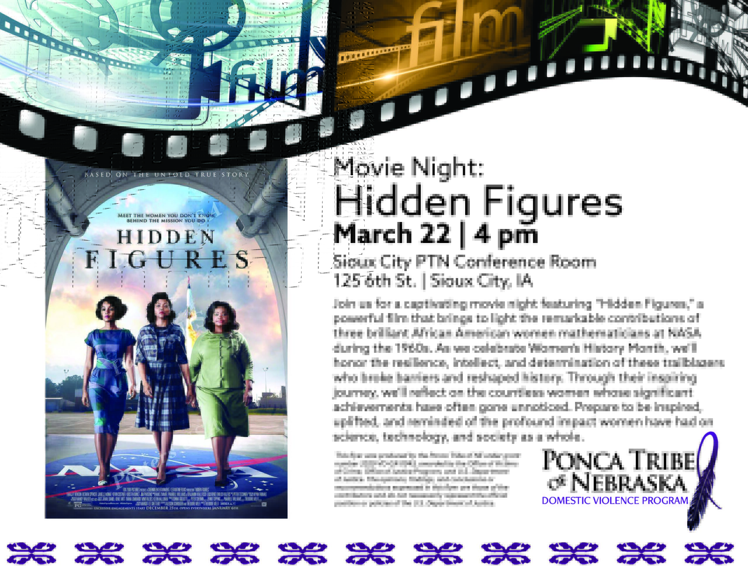 Movie Night: Hidden Figures – Sioux City