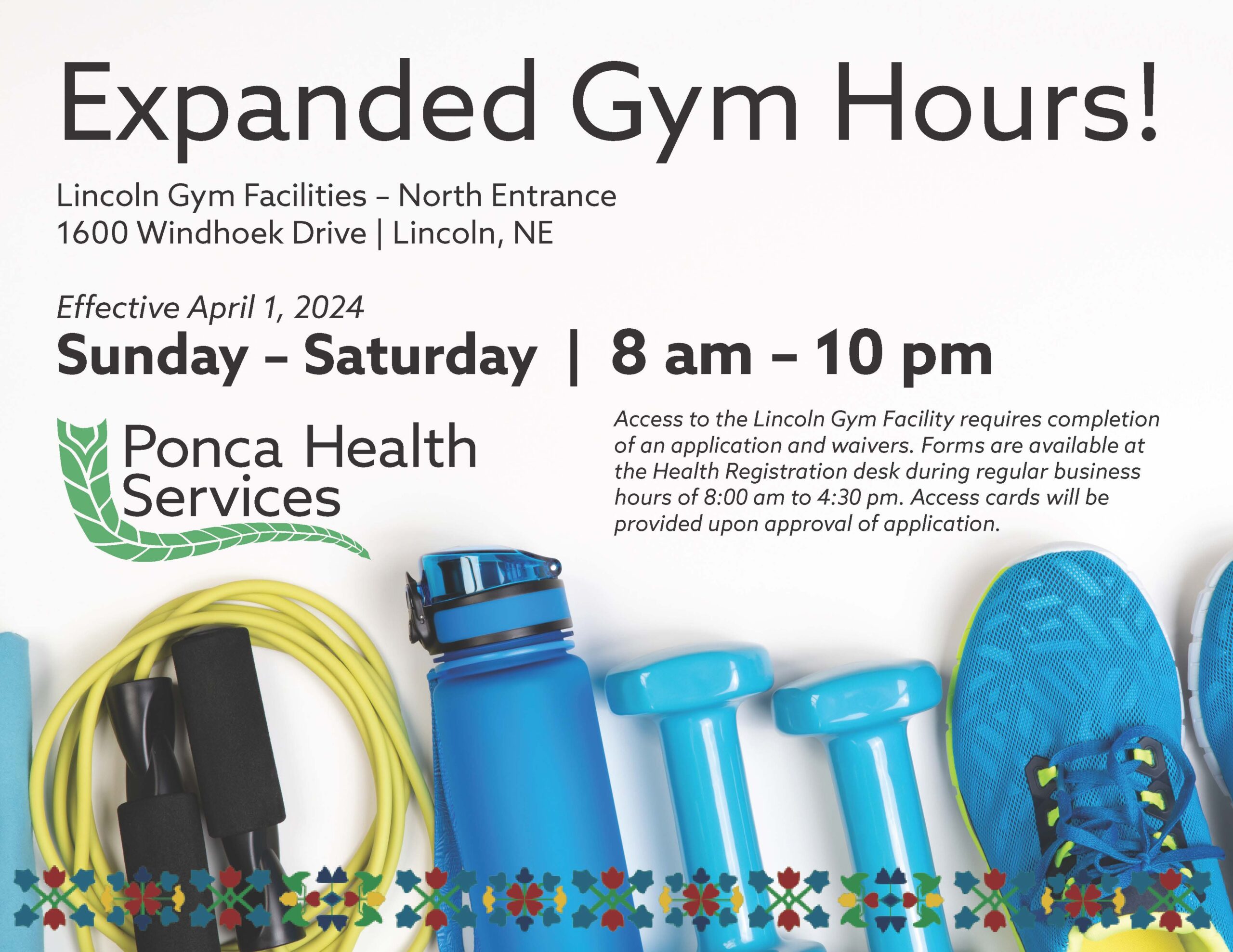 Read more about the article Expanded Lincoln Gym Hours!