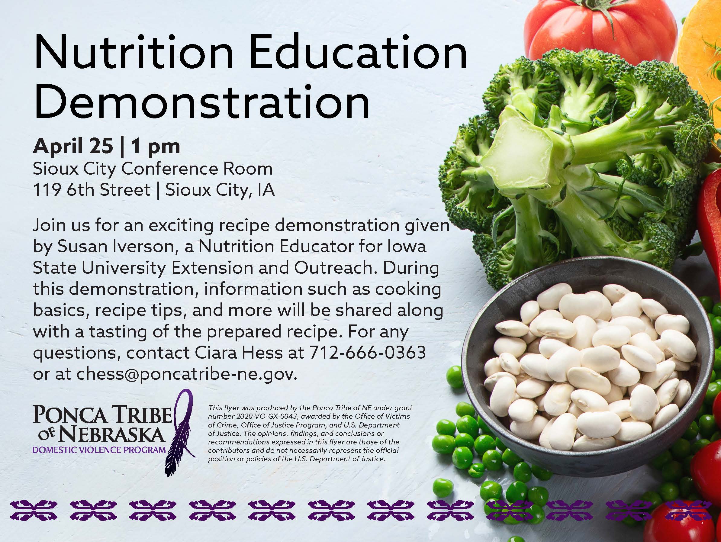 Nutrition Education Demonstration