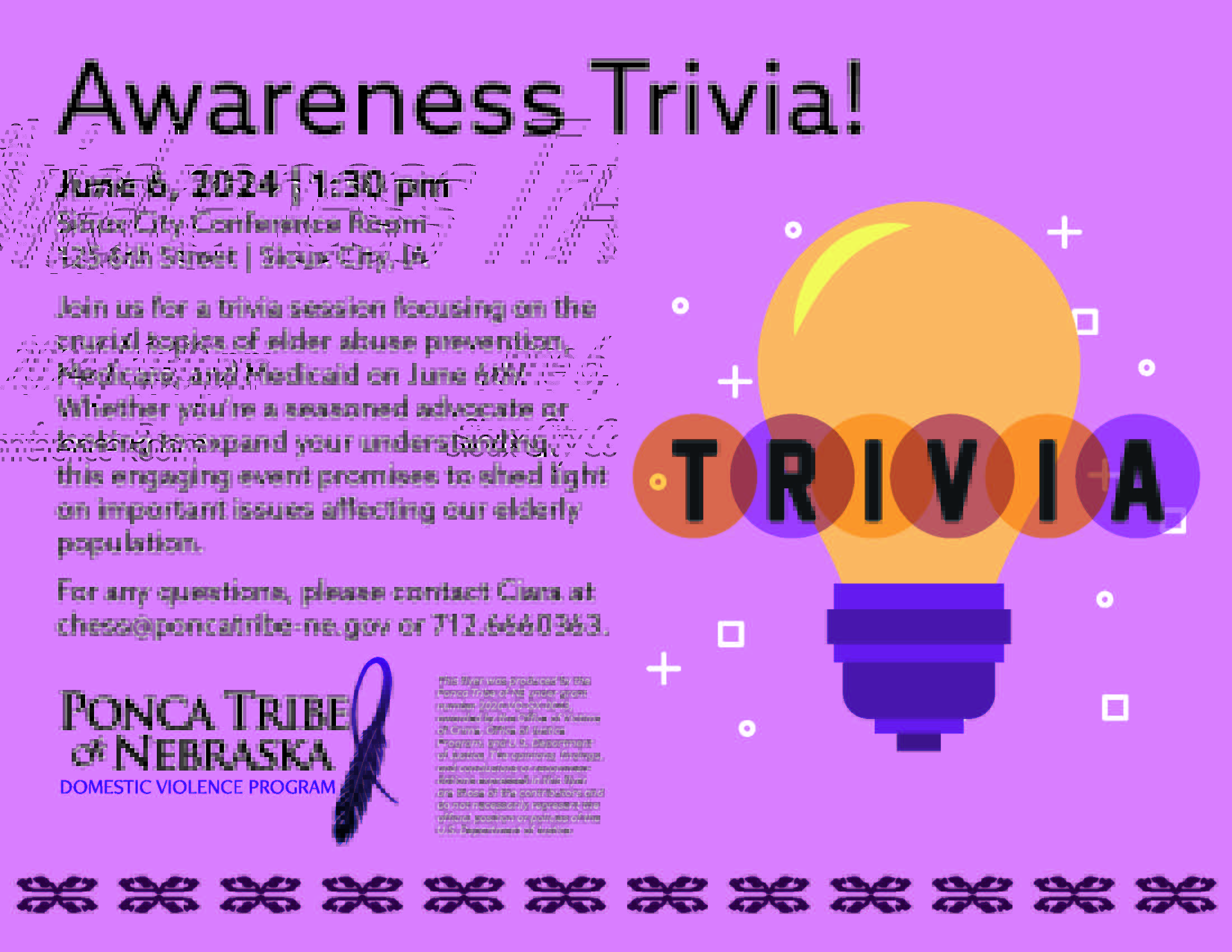 Awareness Trivia!
