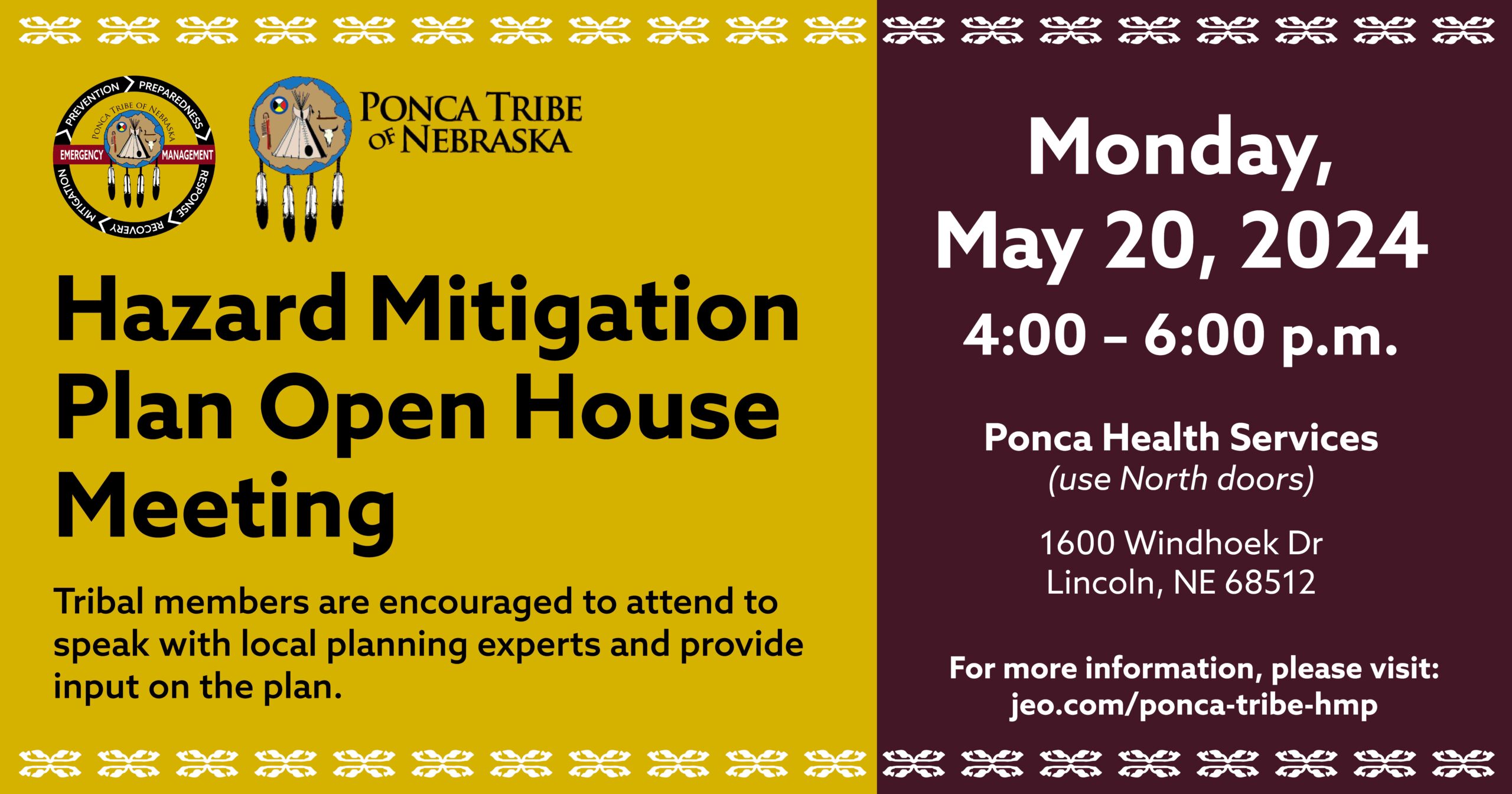 Hazard Mitigation Plan Open House Meeting – Lincoln