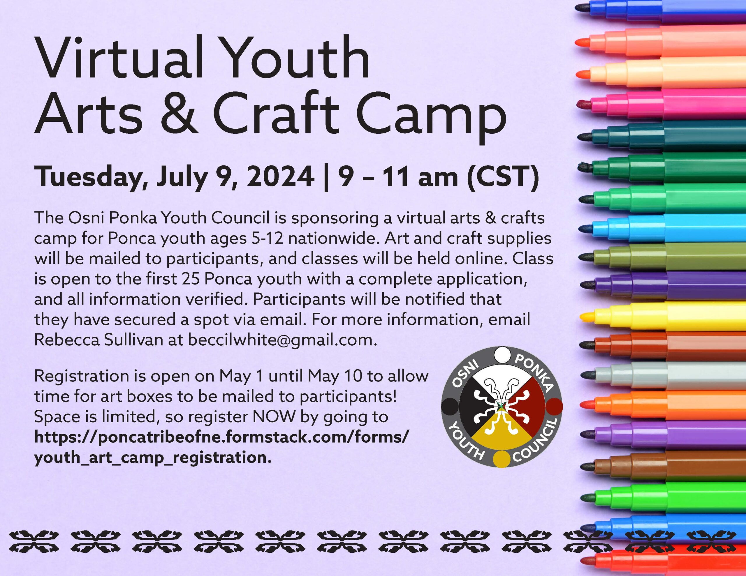 Virtual Youth Arts & Craft Camp