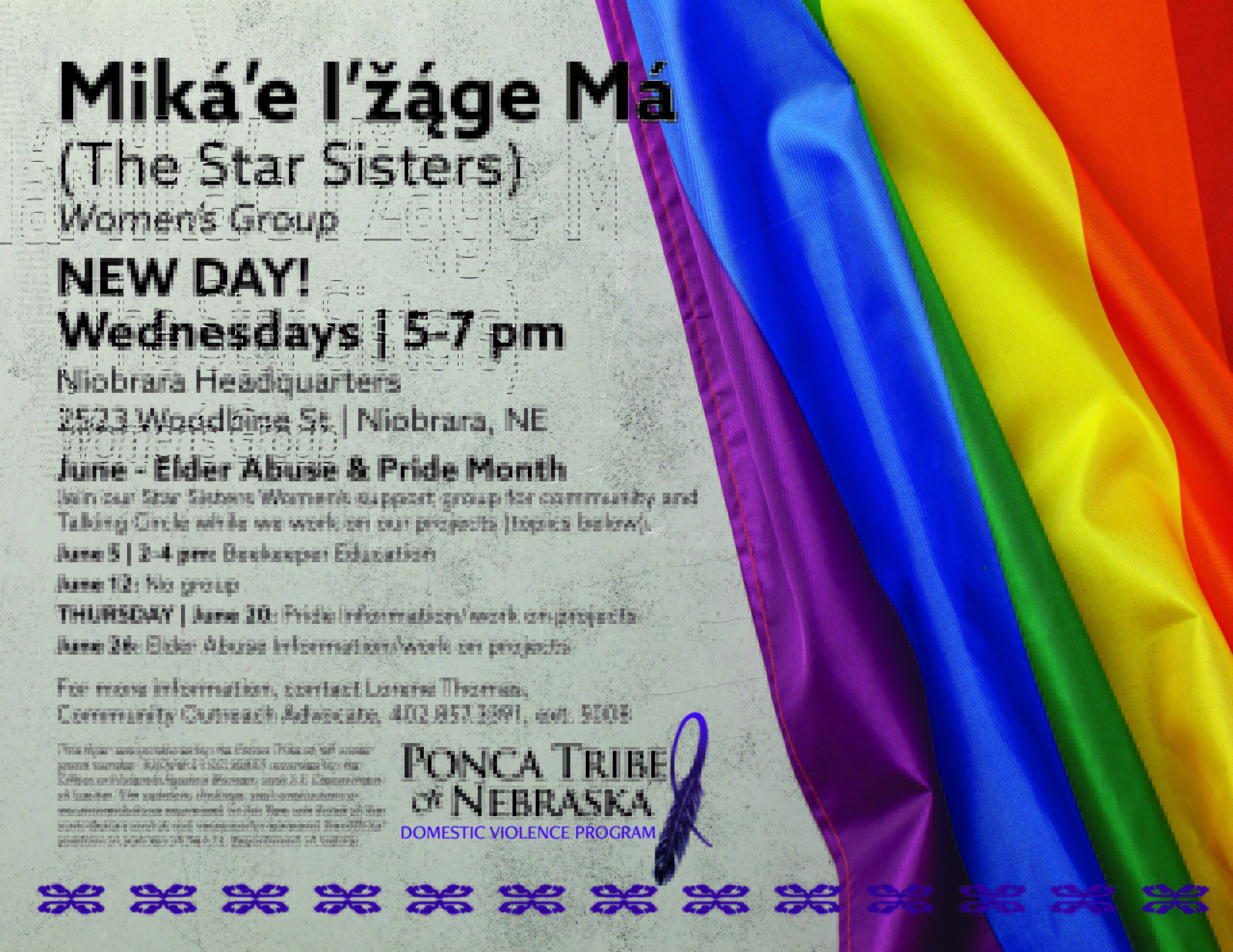 Miká’e I’žáge Má (The Star Sisters) Women’s Group – Niobrara