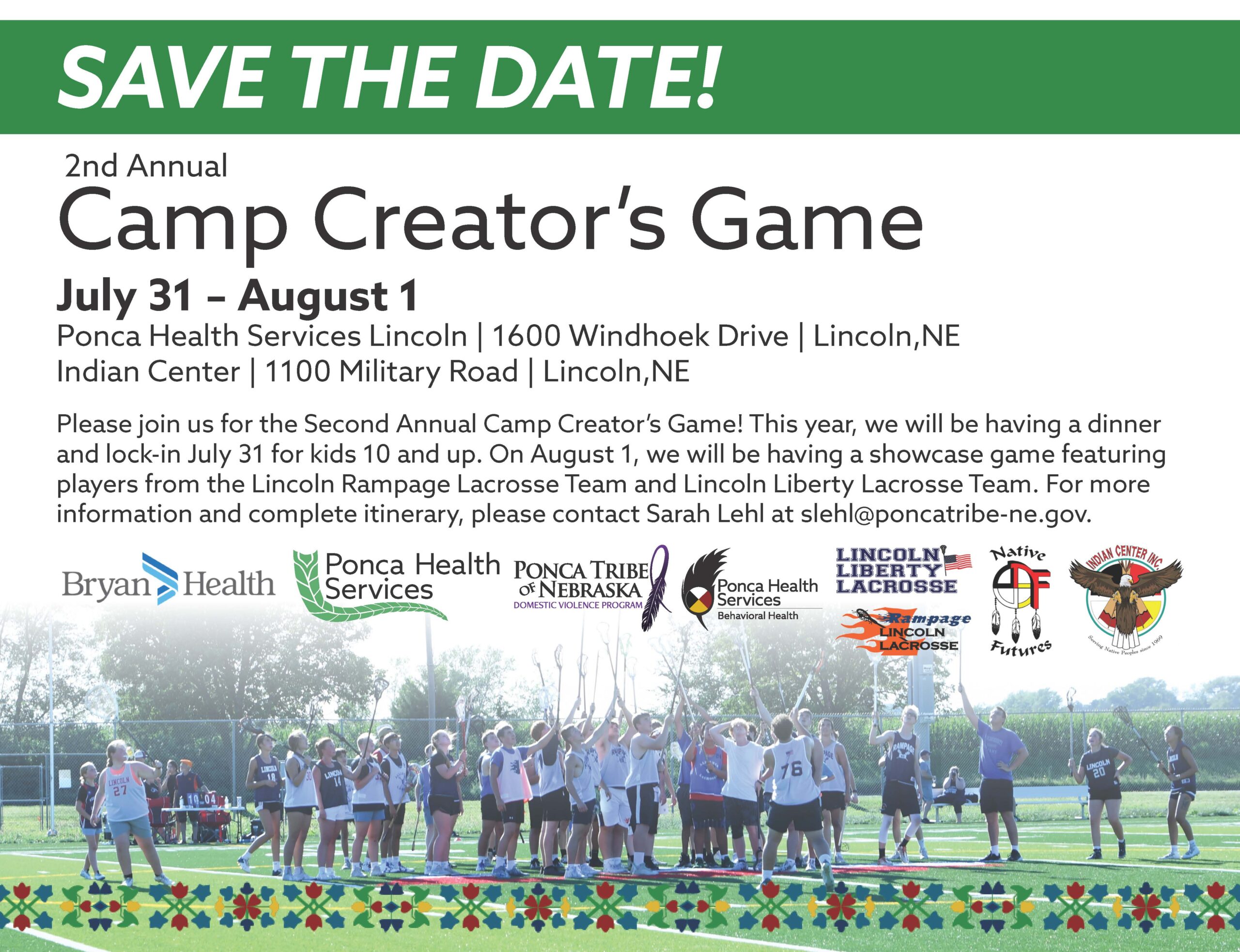 Save the Date for the 2nd Annual Camp Creator’s Game