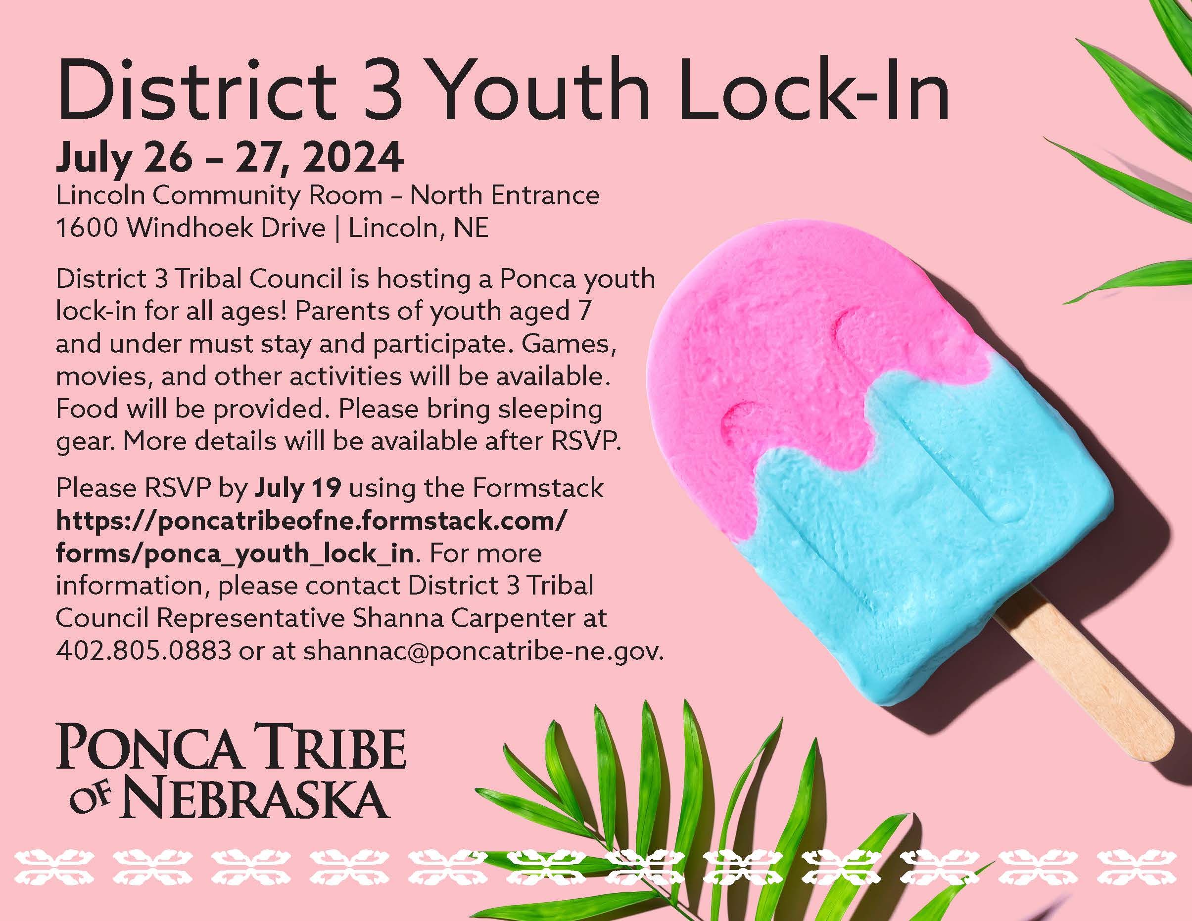 District 3 Youth Lock-In