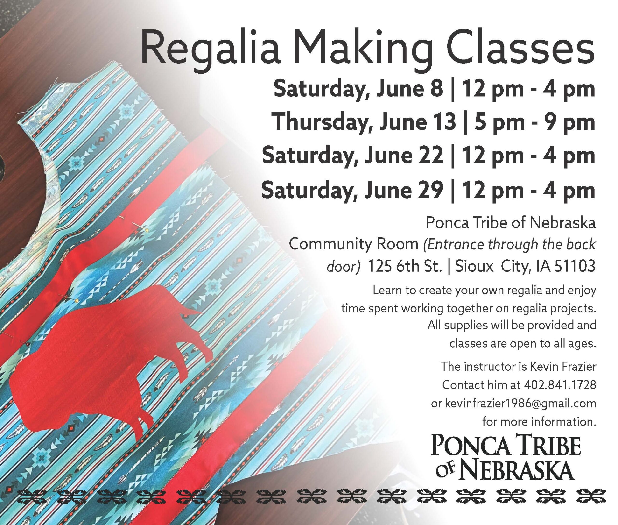 Regalia Making Classes – Sioux City