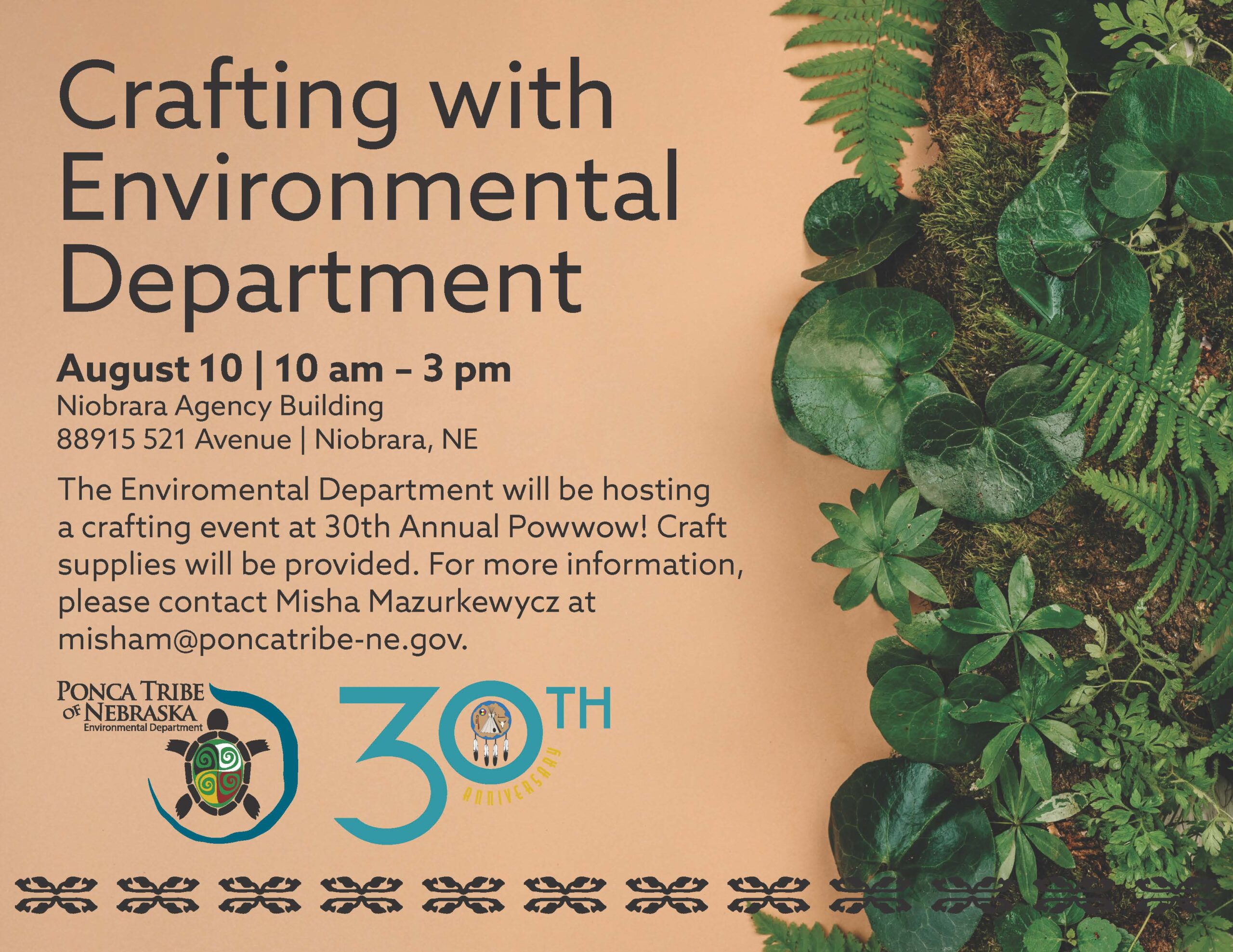 Crafting with Environmental Department