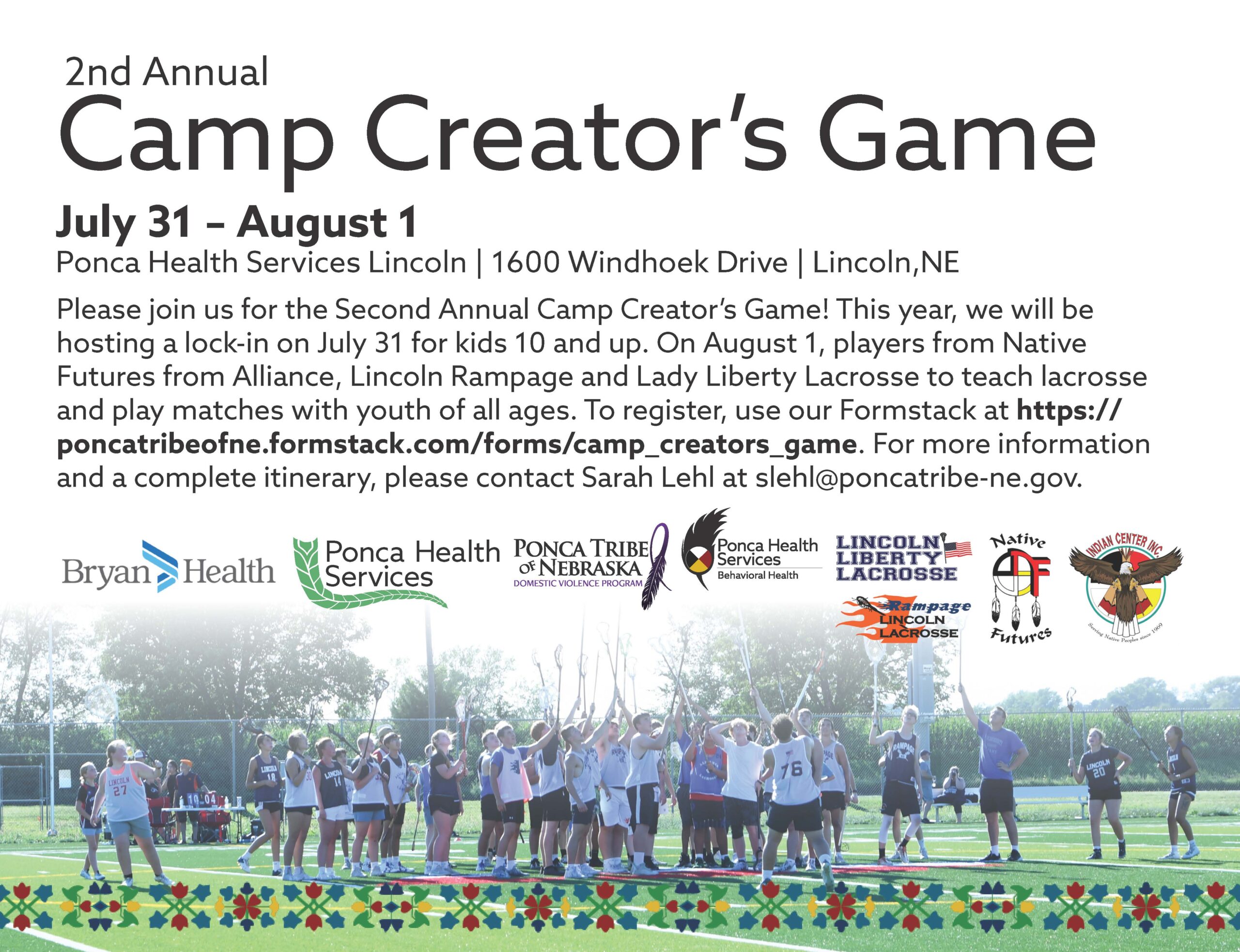 2nd Annual Camp Creator’s Game