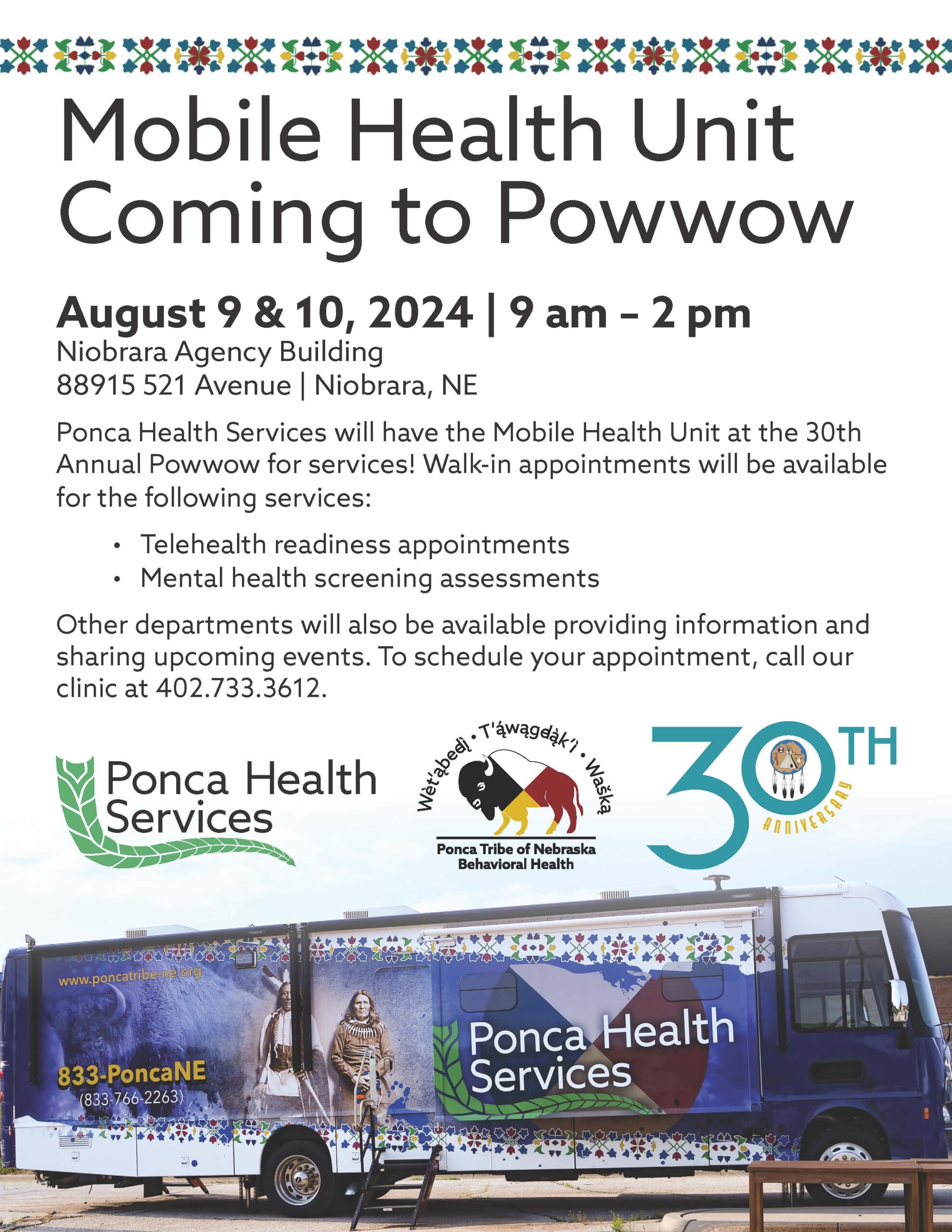 Mobile Health Unit Coming to Powwow