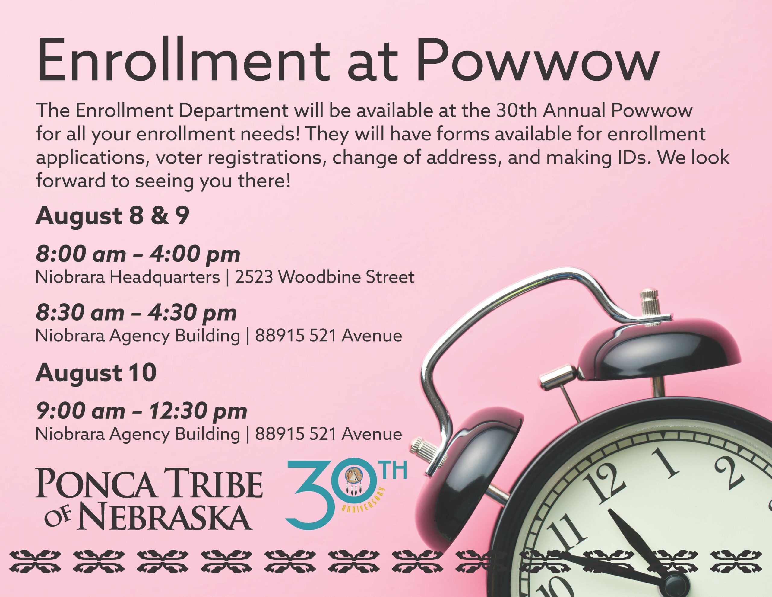 Enrollment at Powwow
