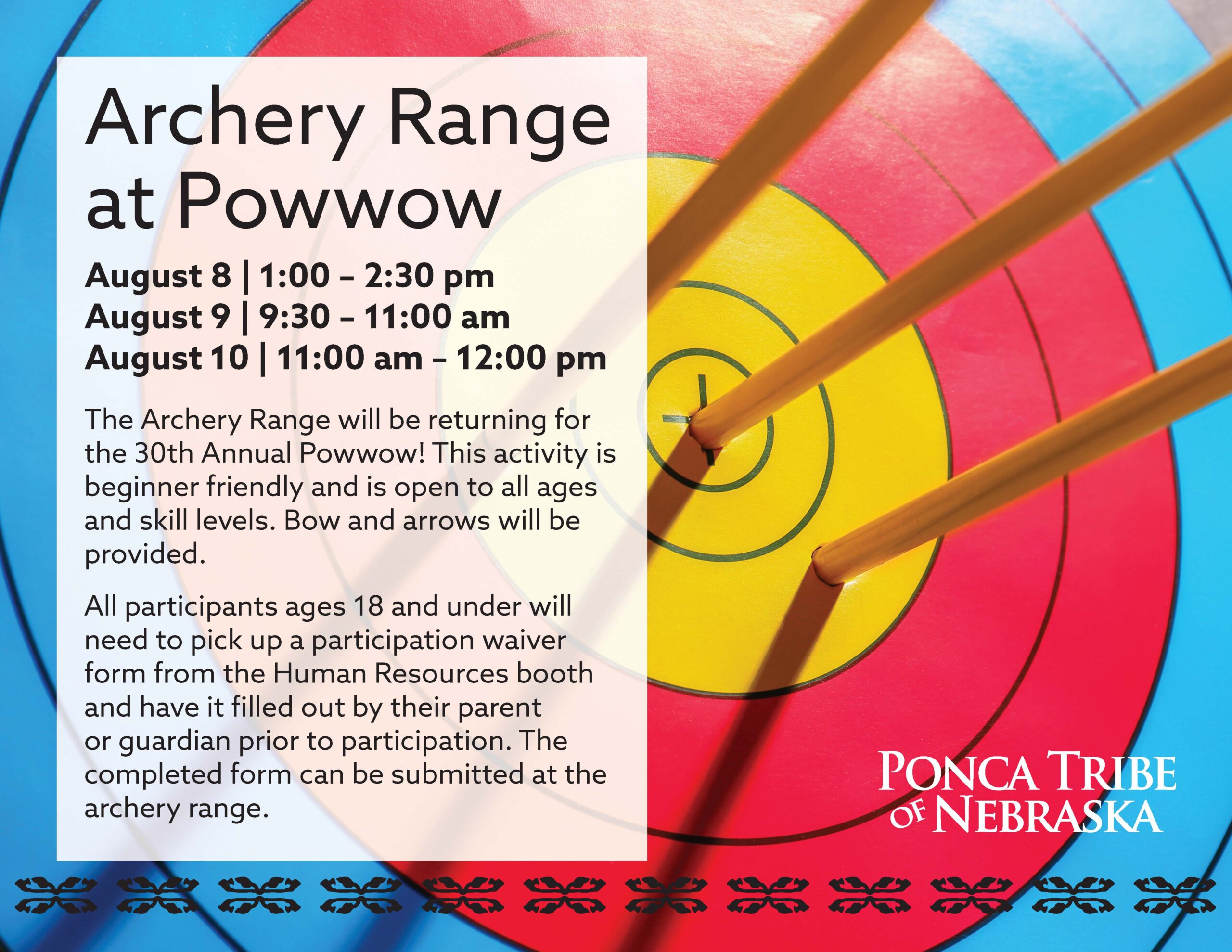Archery Range at Powwow