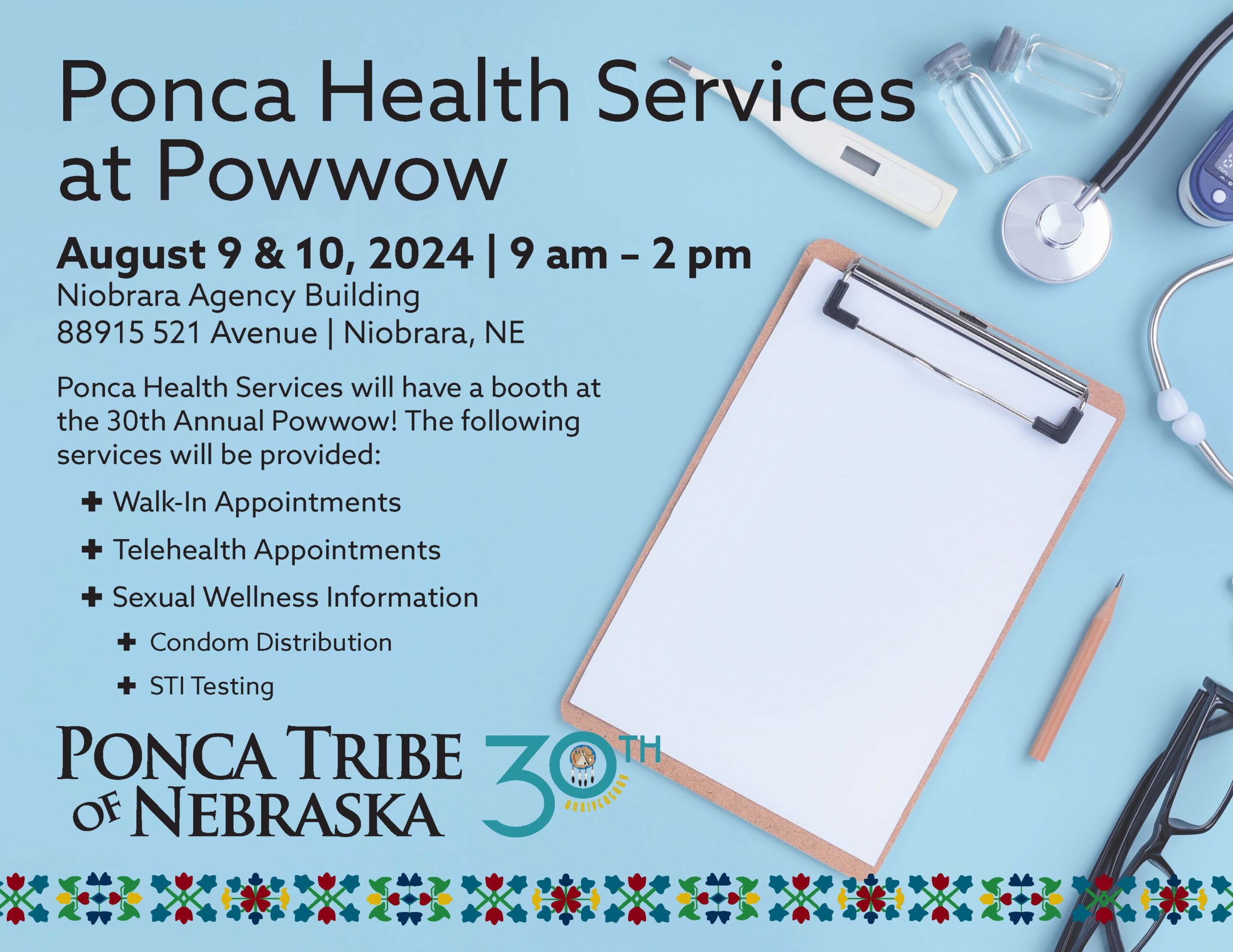 Ponca Health Services at Powwow