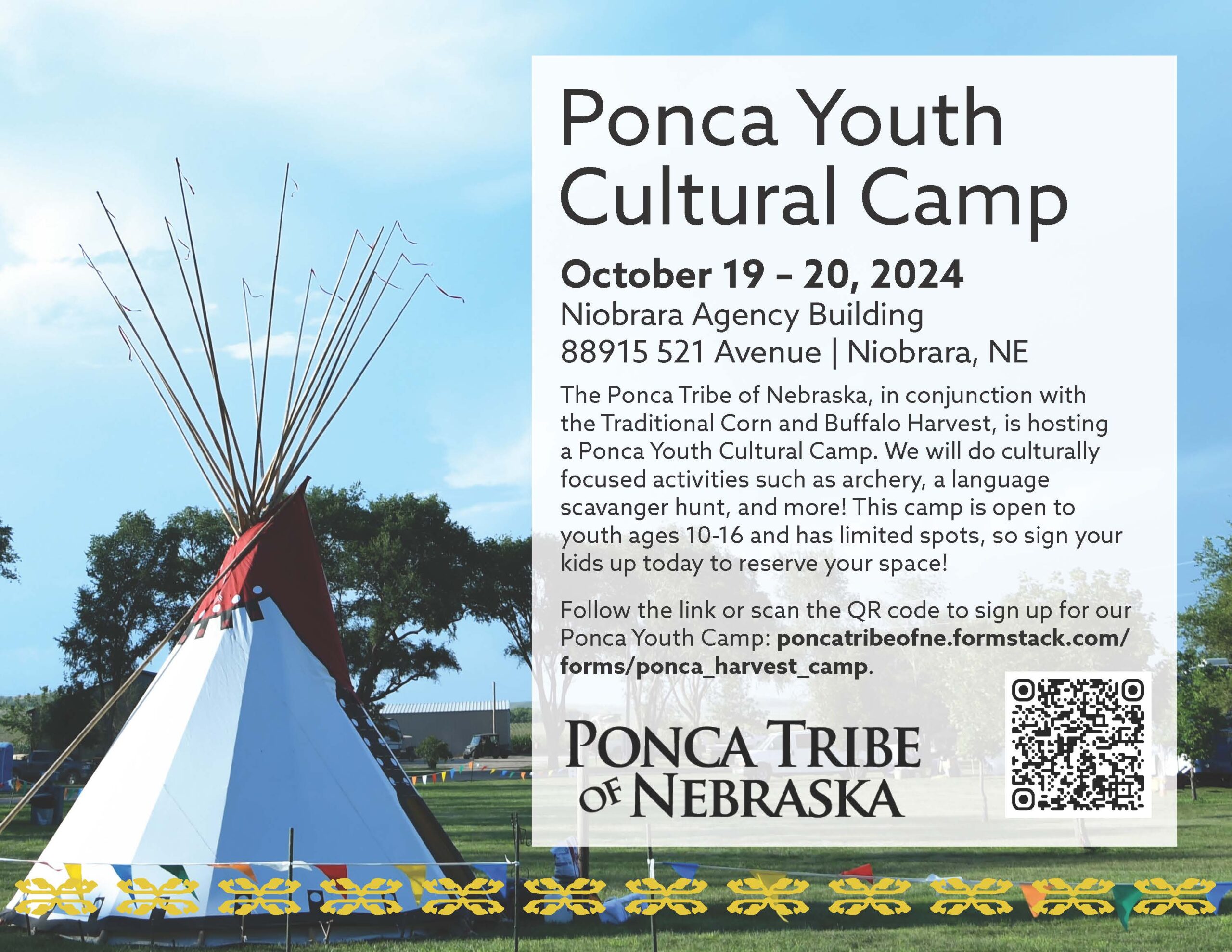 Ponca Youth Cultural Camp