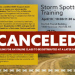 Storm Spotter Training in Norfolk Canceled