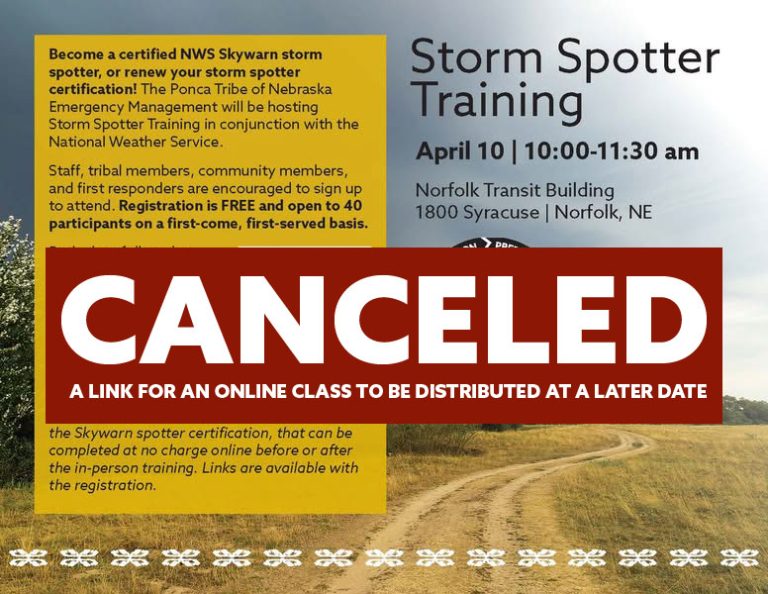 Storm Spotter Training in Norfolk Canceled