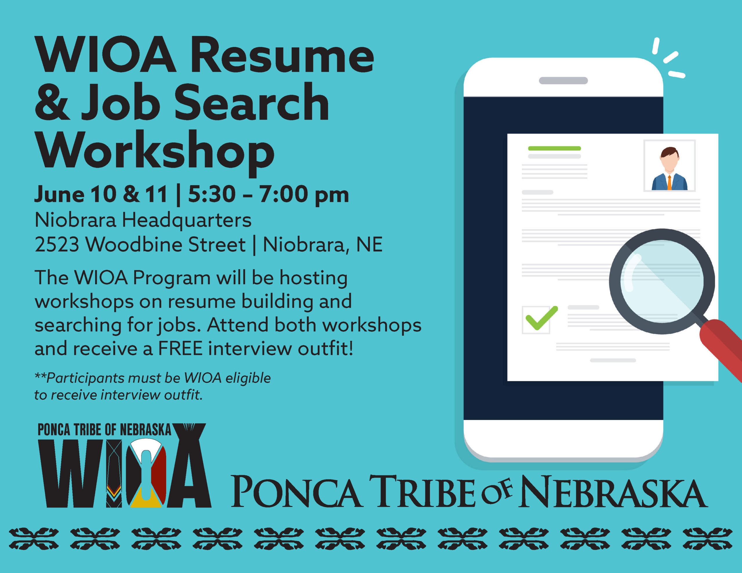WIOA Resume Job Search Workshop – Niobrara