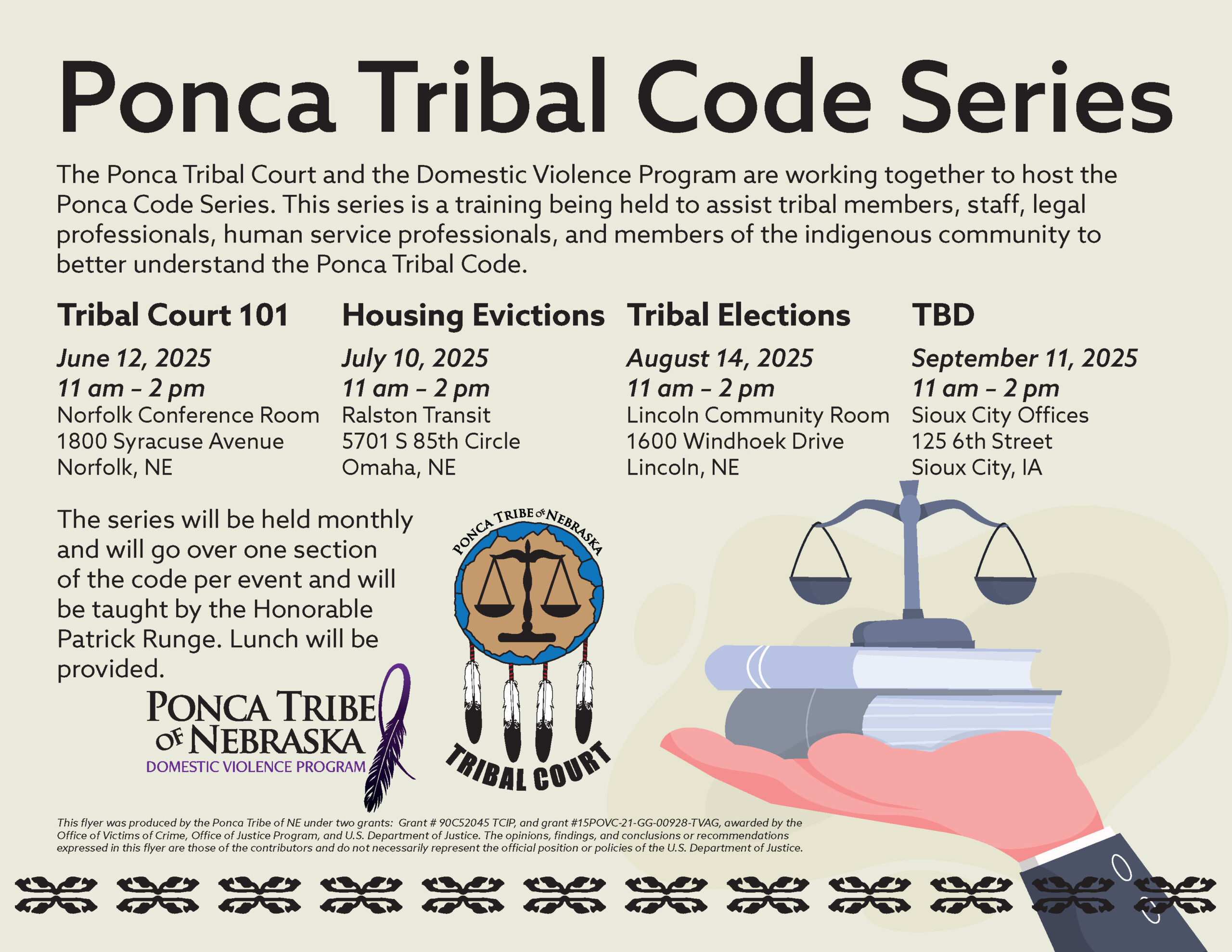 Ponca Tribal Code Series (Housing Evictions)