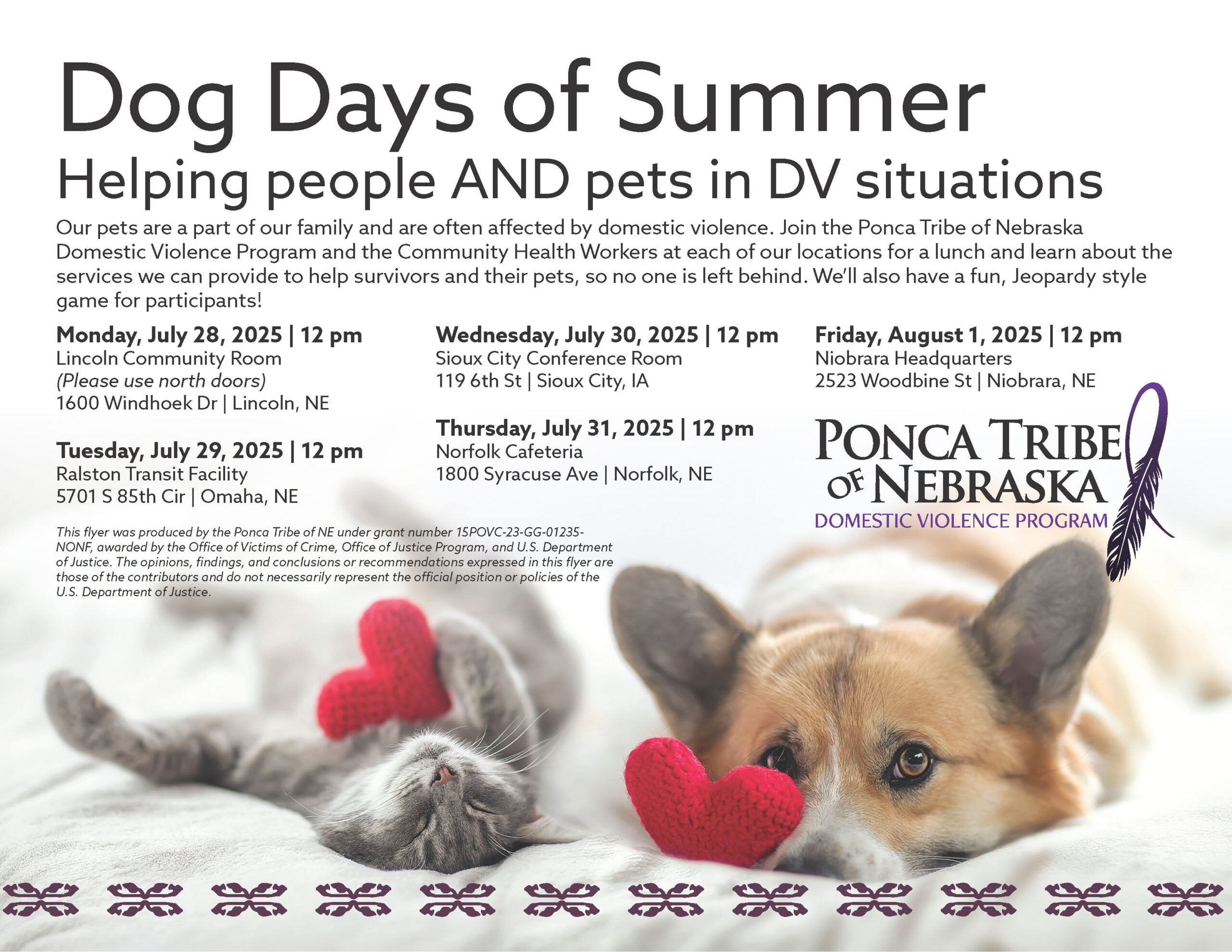Dog Days of Summer – Helping people AND pets in DV situations