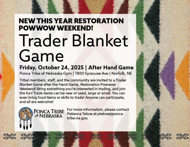 New at Restoration Powwow this Year: Trader Blanket Game!