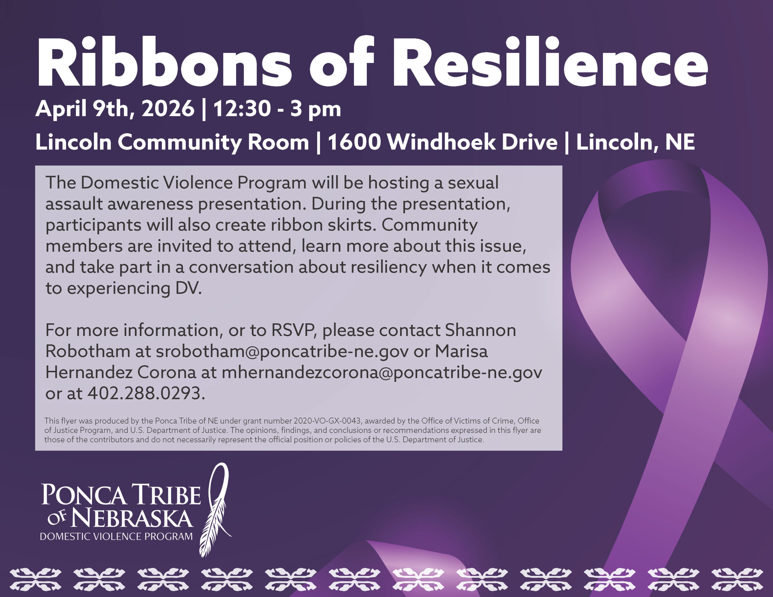 Ribbons of Resilience